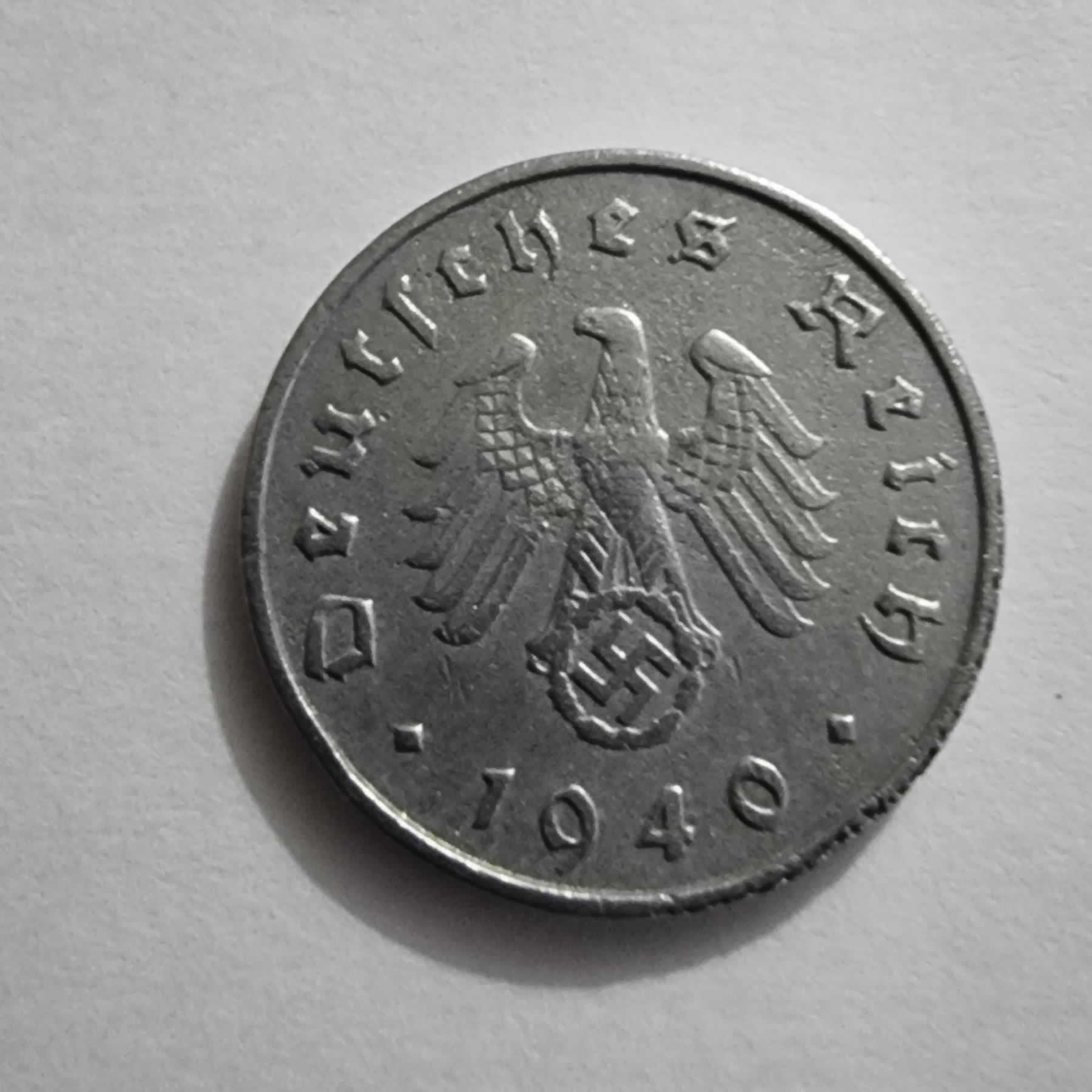 Anverso de 10 Reichspfennig, 1940 A