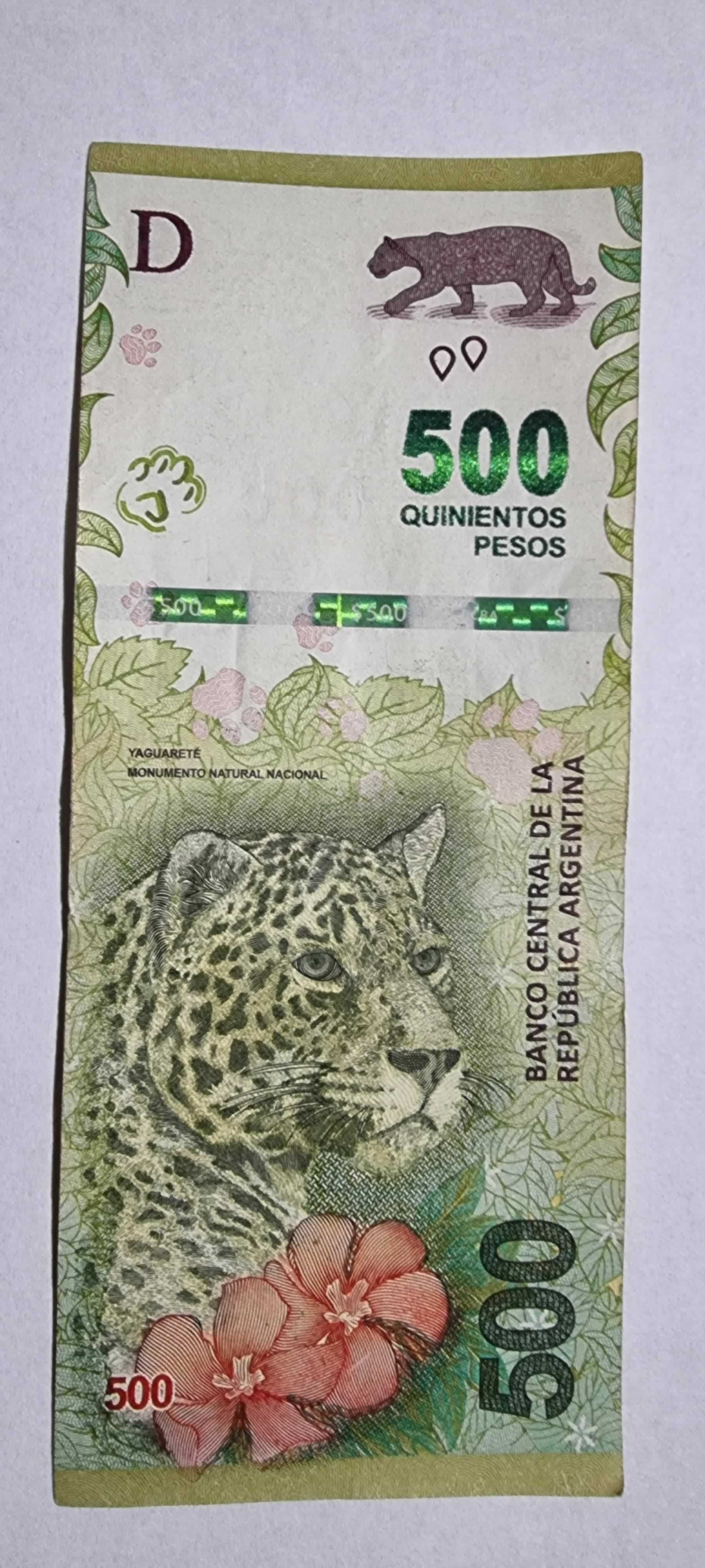 Anverso de 500 Pesos, ND (2016)