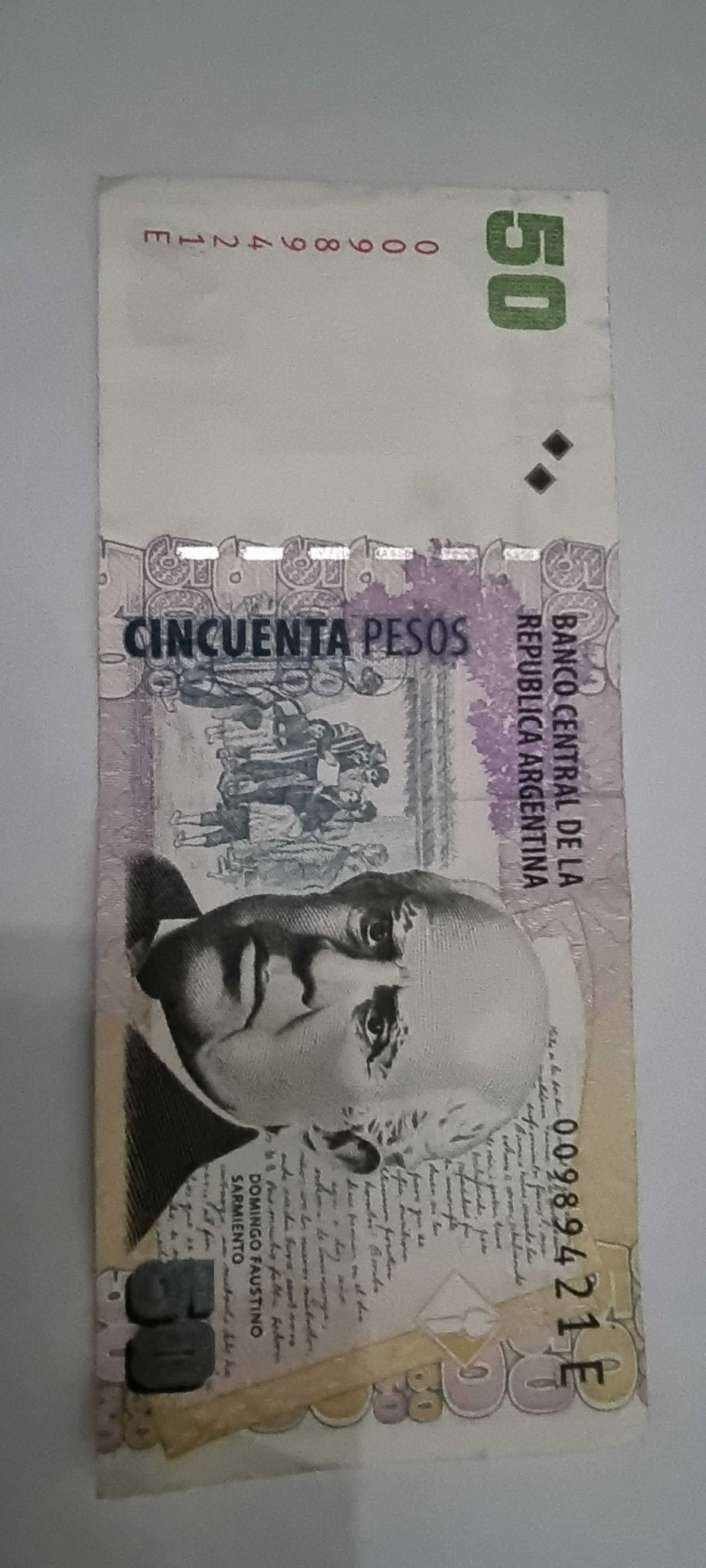 Anverso de 50 Pesos, ND (2003-2013), Argentina