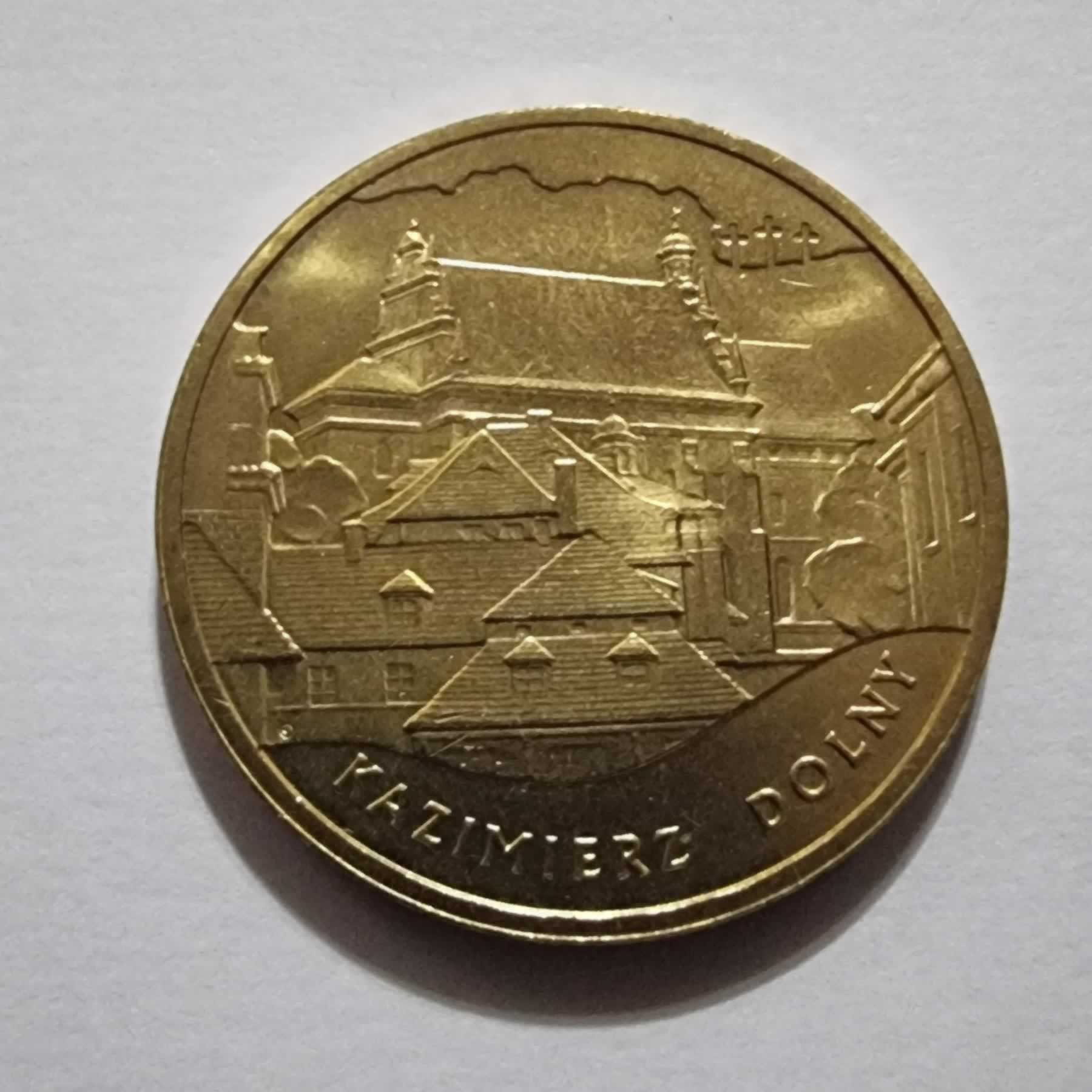 Anverso de 2 Zlote, 2008