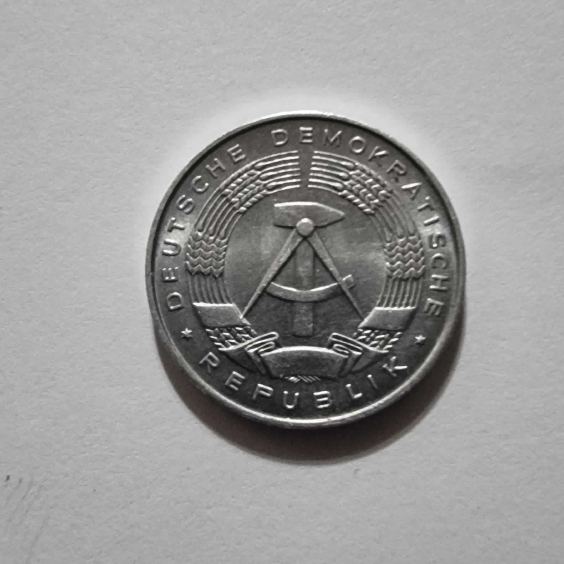 Anverso de 1 Pfennig, 1968 A