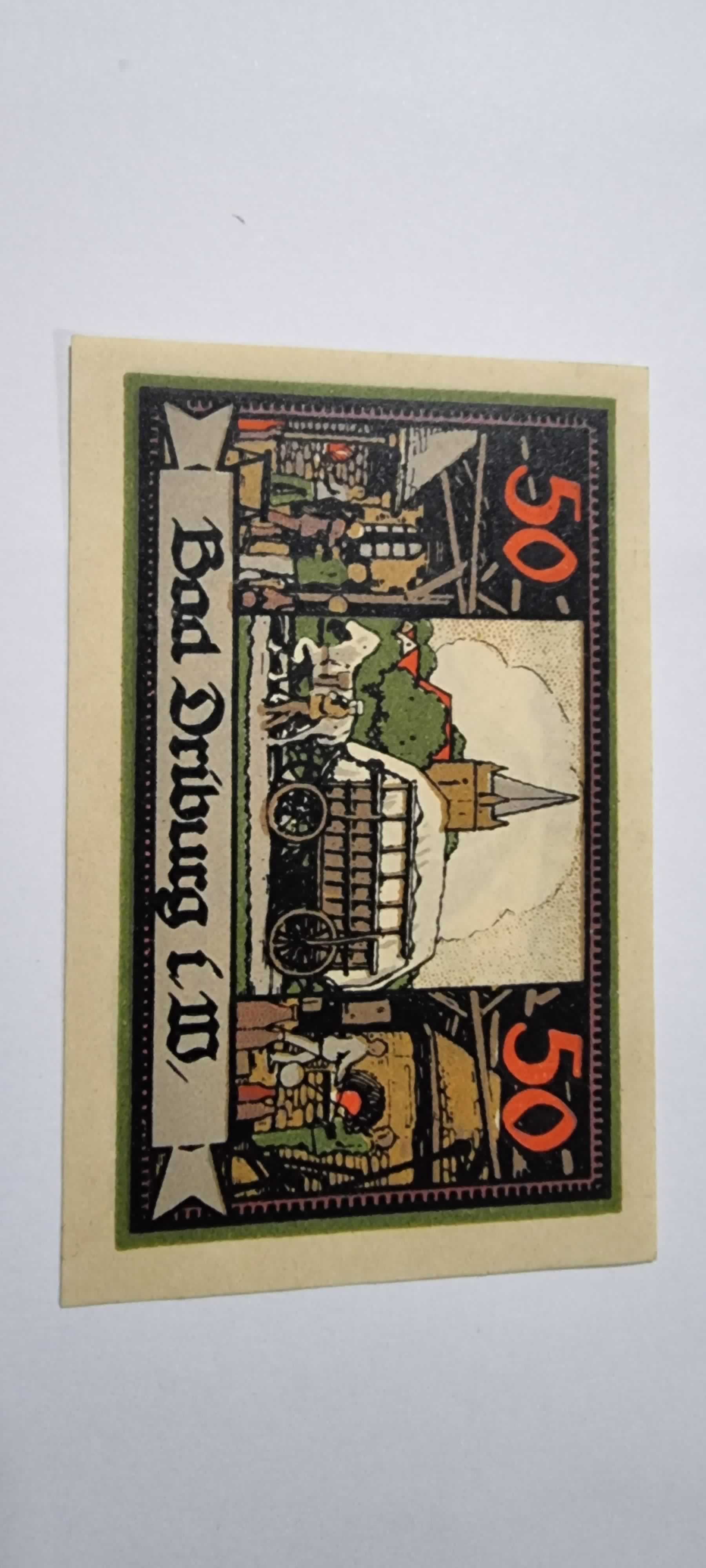 Reverso de 50 Pfennig, 1921