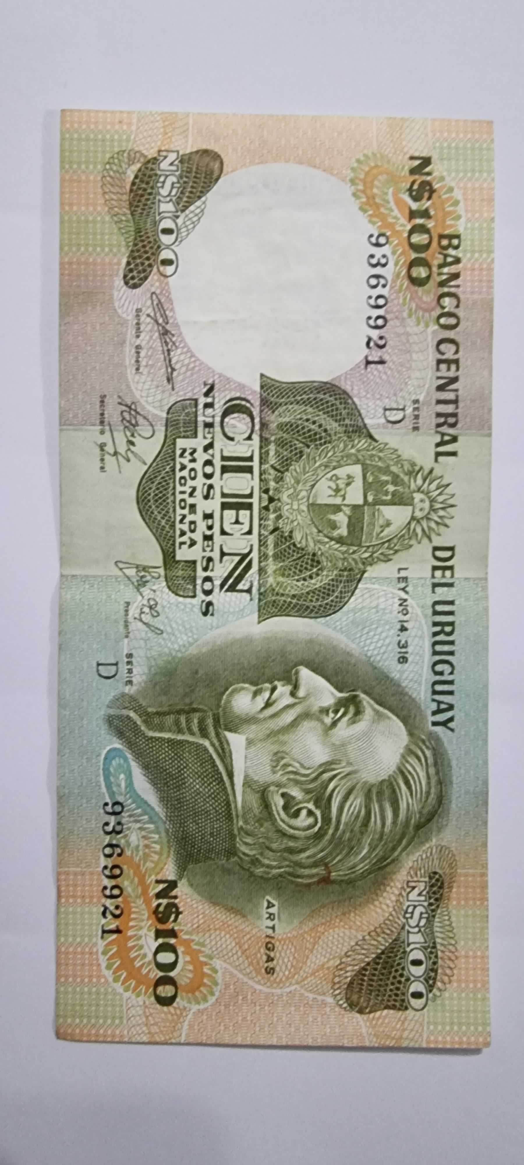 Anverso de 100 Pesos, ND (1981)