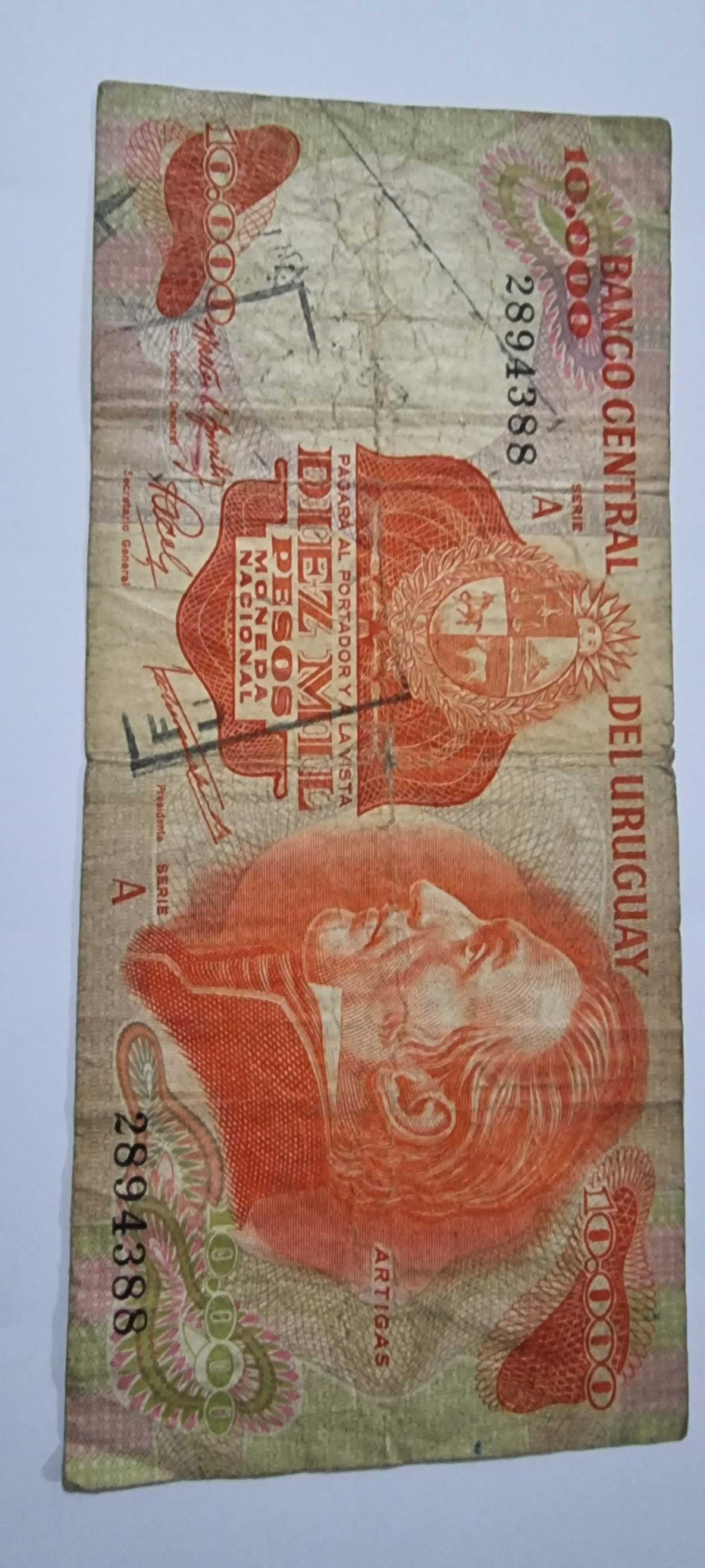 Anverso de 10000 Pesos, ND (1974)