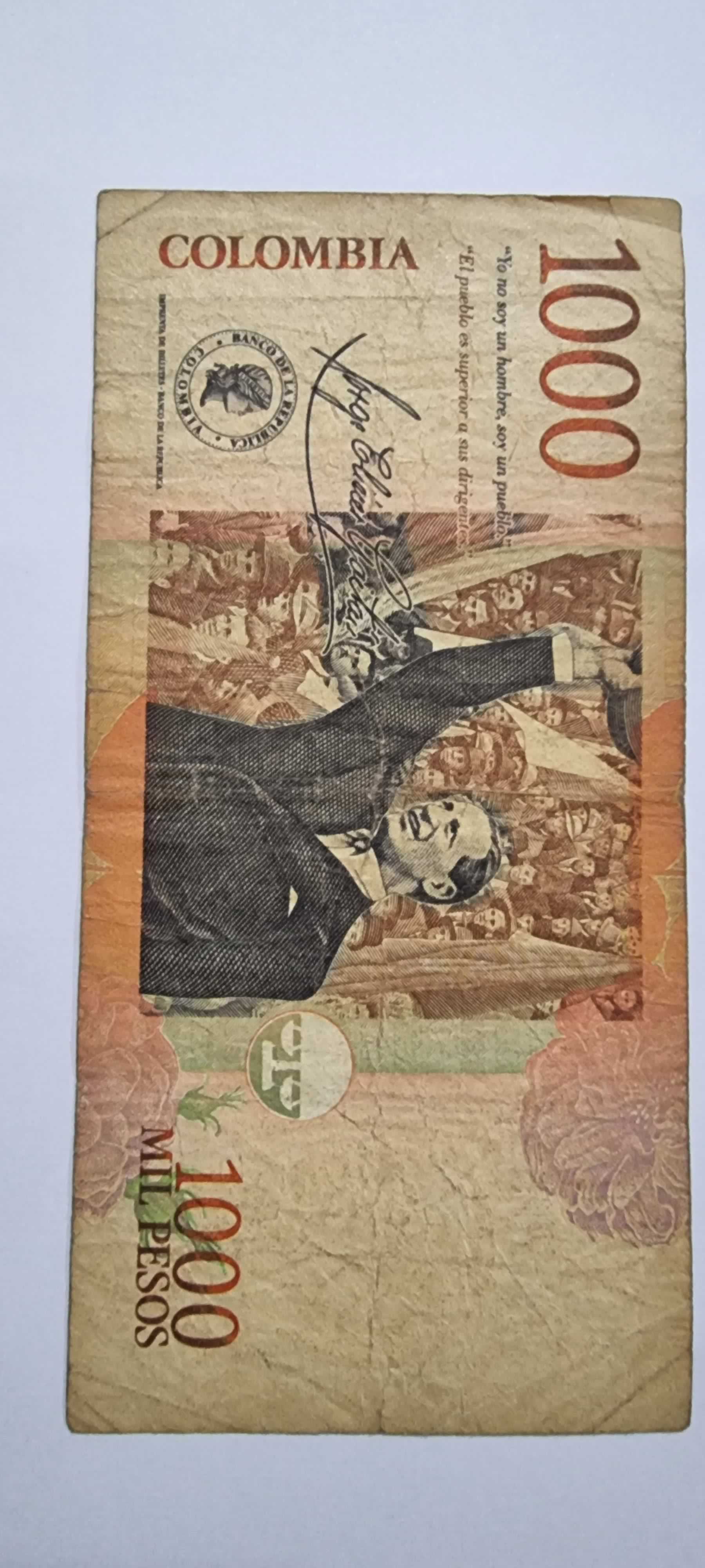 Reverso de 1000 Pesos, 2005