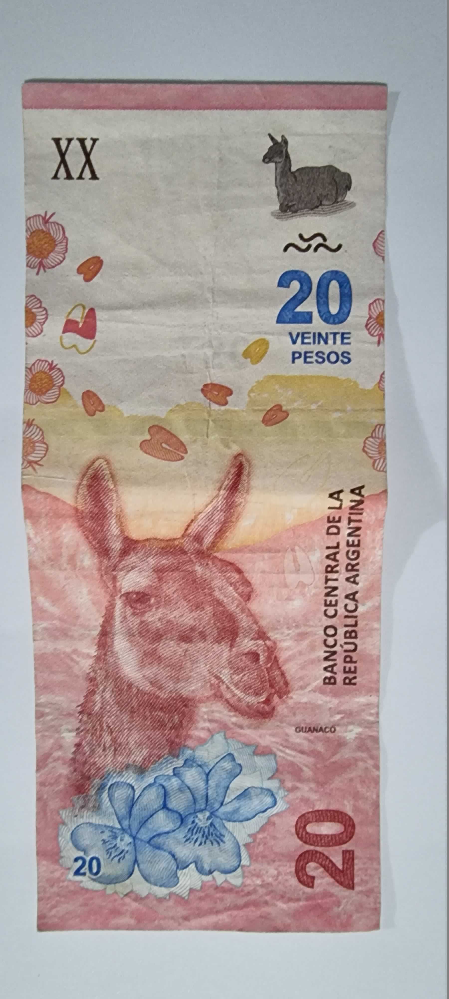 Anverso de 20 Pesos, 2017
