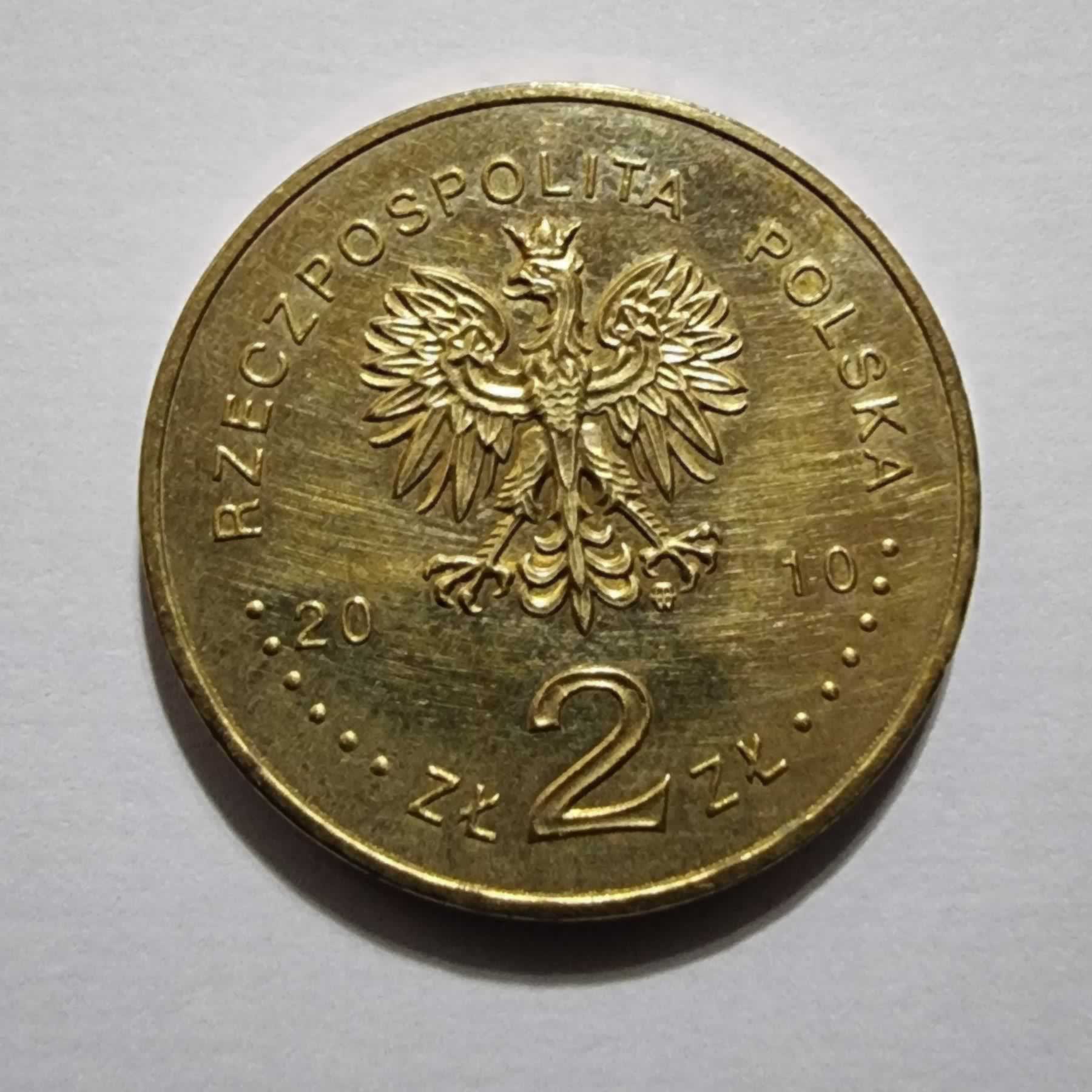 Reverso de 2 Zlote, 2010
