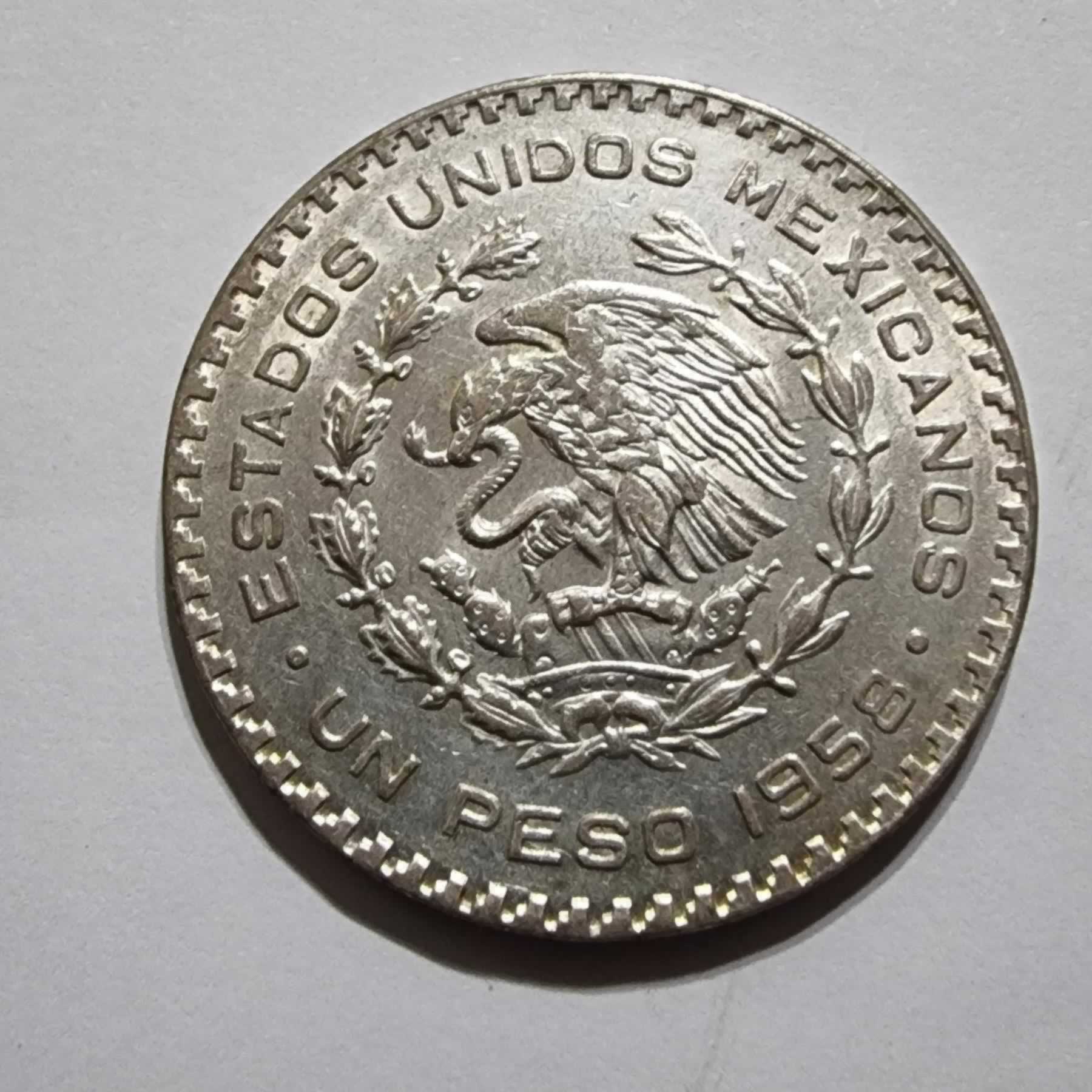 Reverso de 1 Peso, 1958