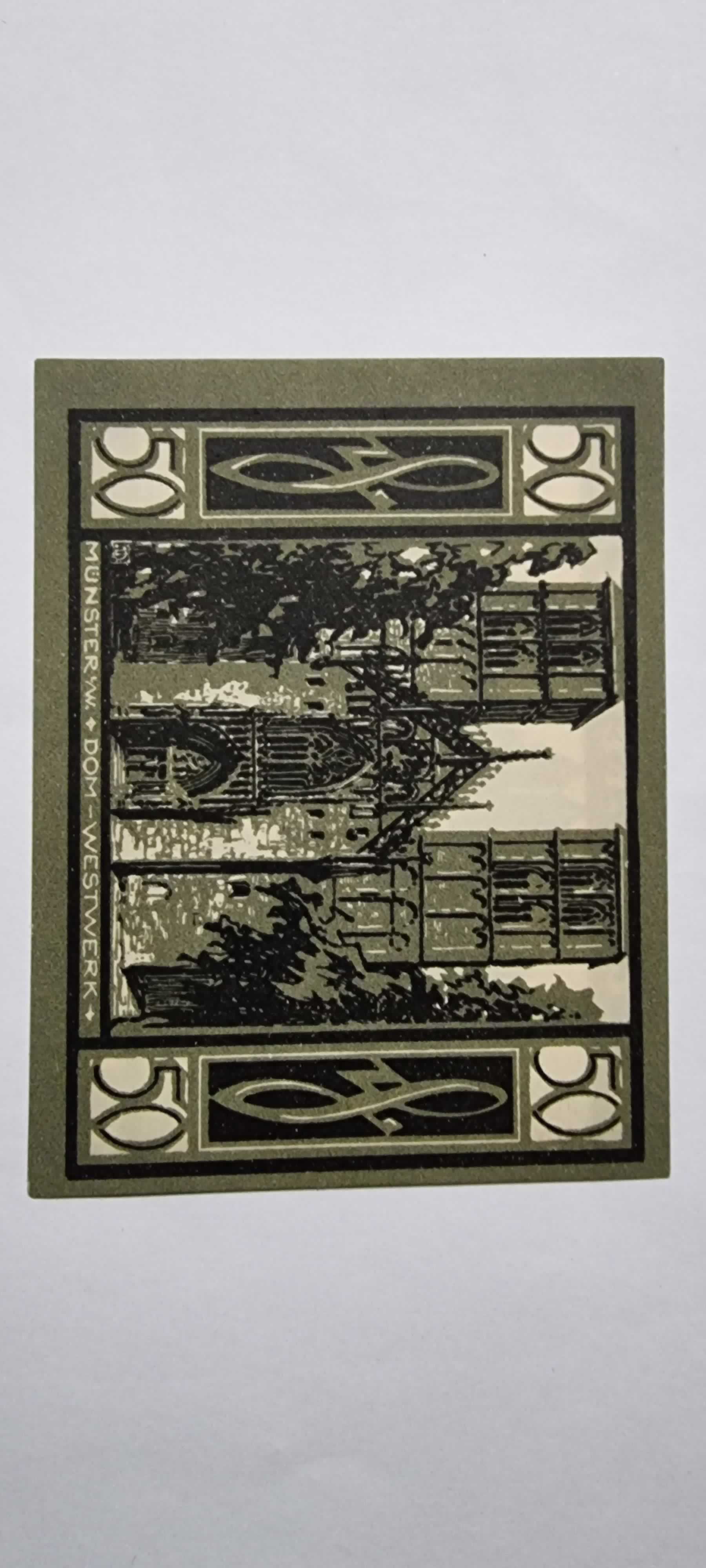 Reverso de 50 Pfennig, 1921