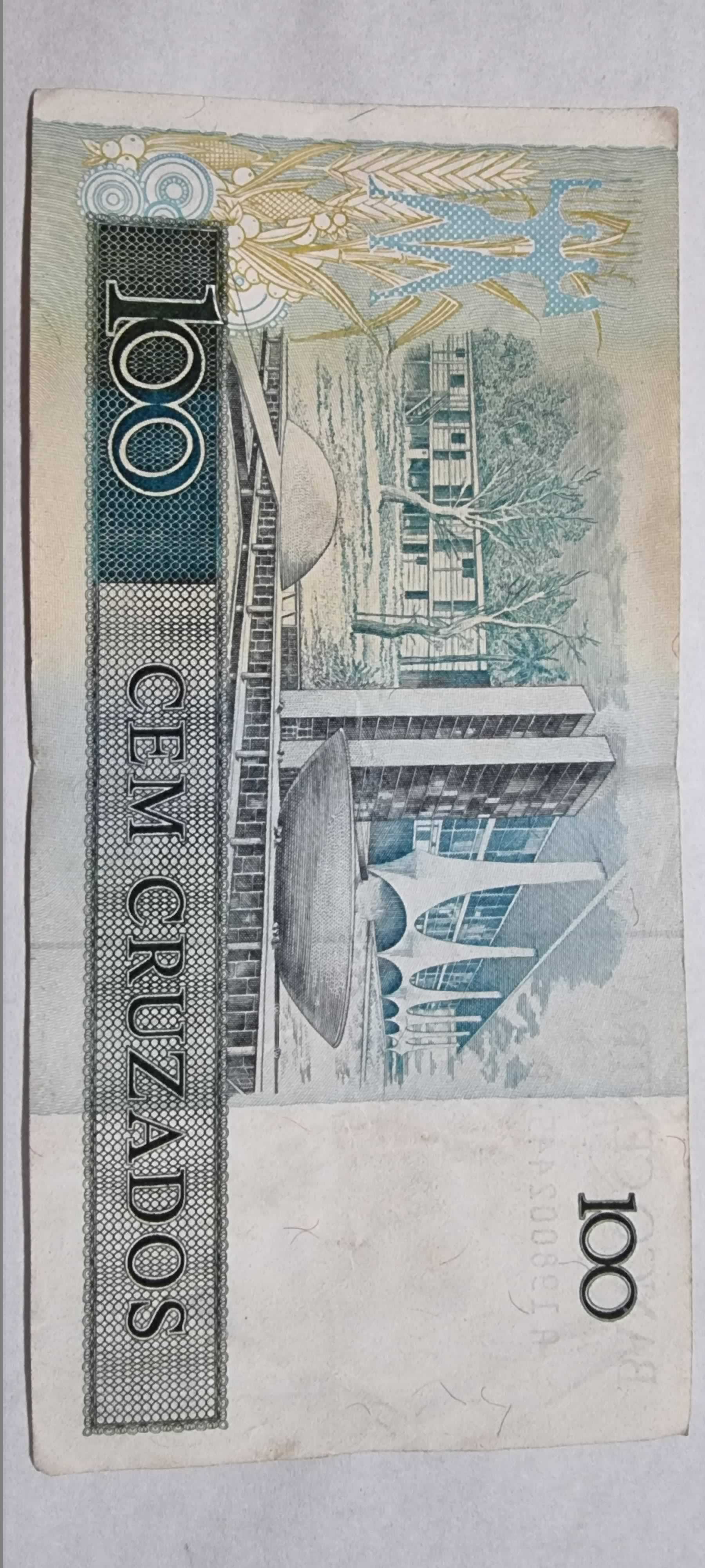 Reverso de 100 Cruzados, ND (1986-88)
