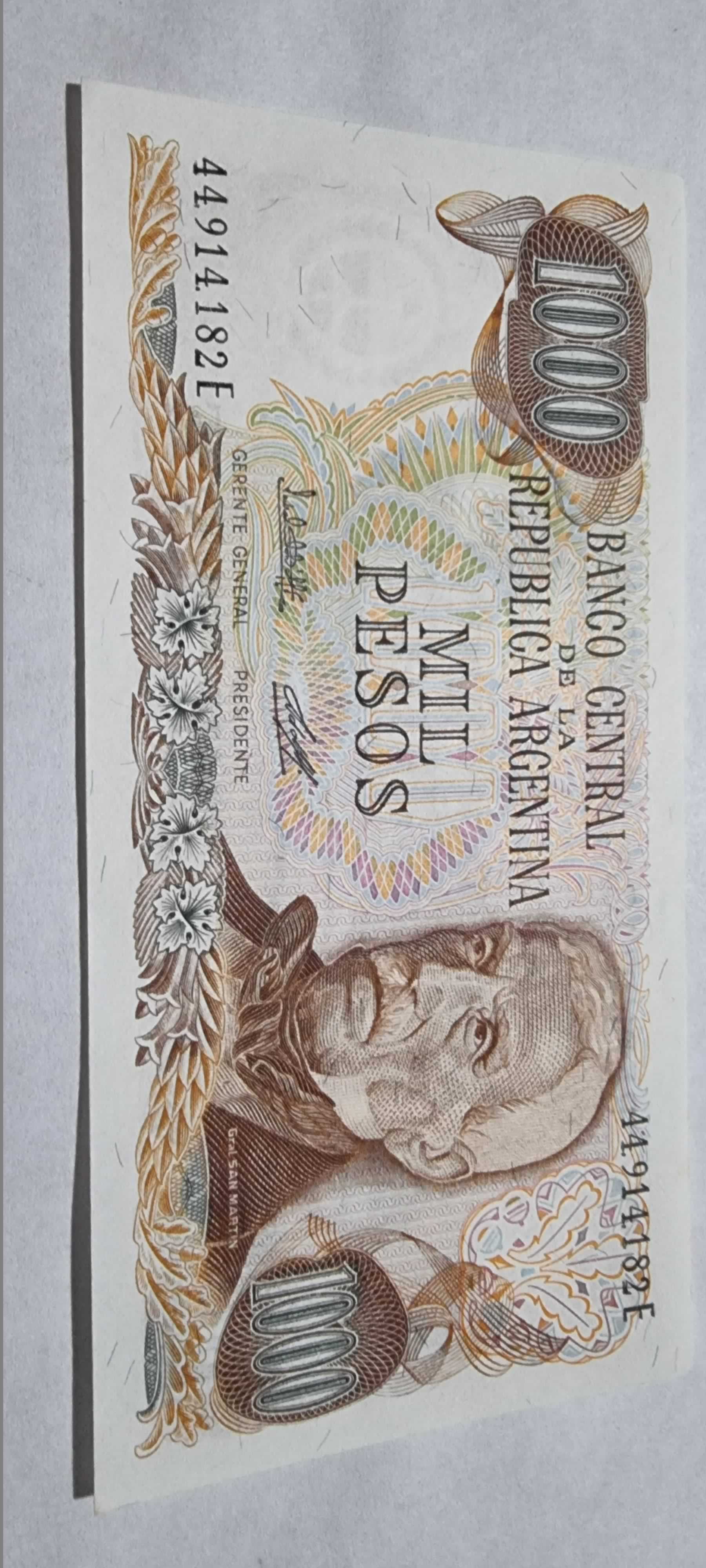 Anverso de 1000 Pesos, ND (1976-83)