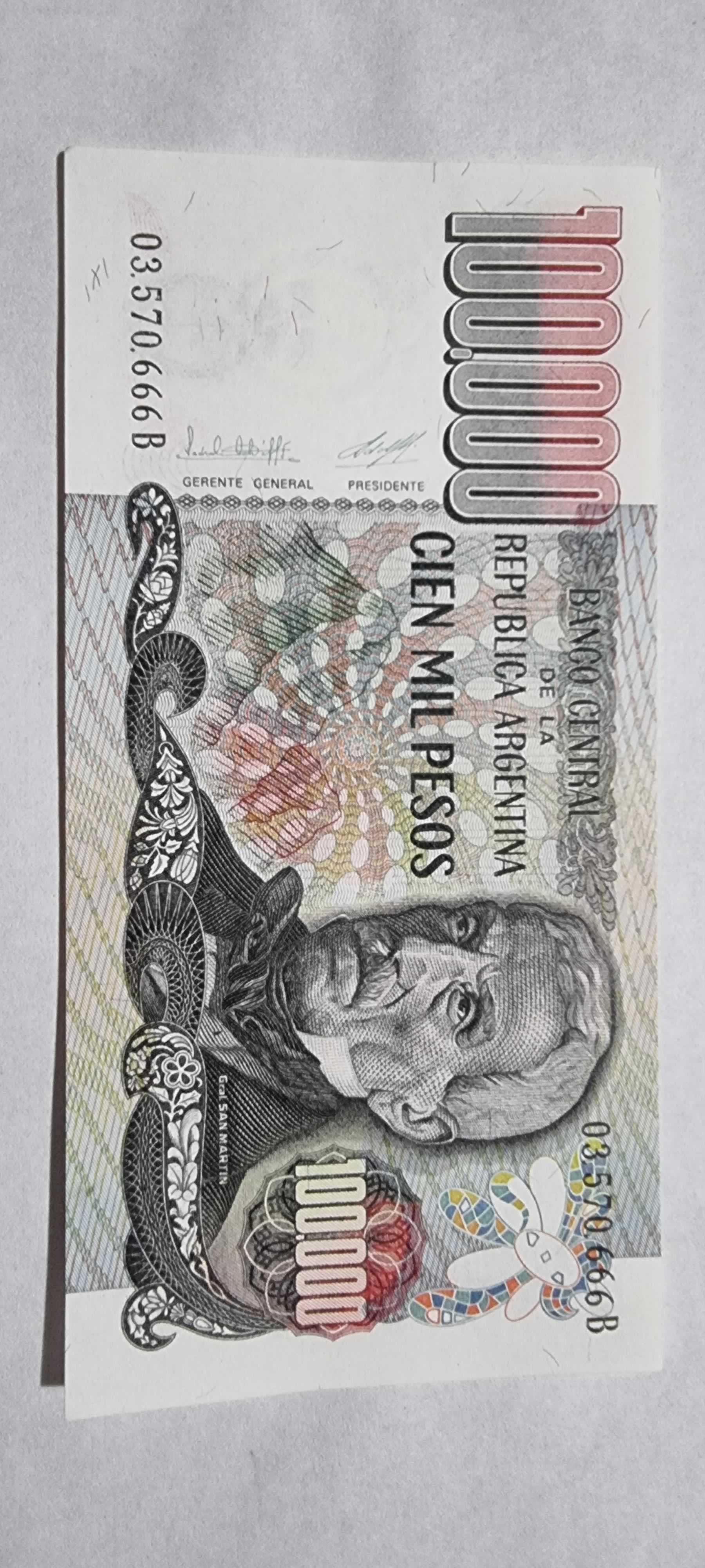 Anverso de 100000 Pesos, ND (1979-83)