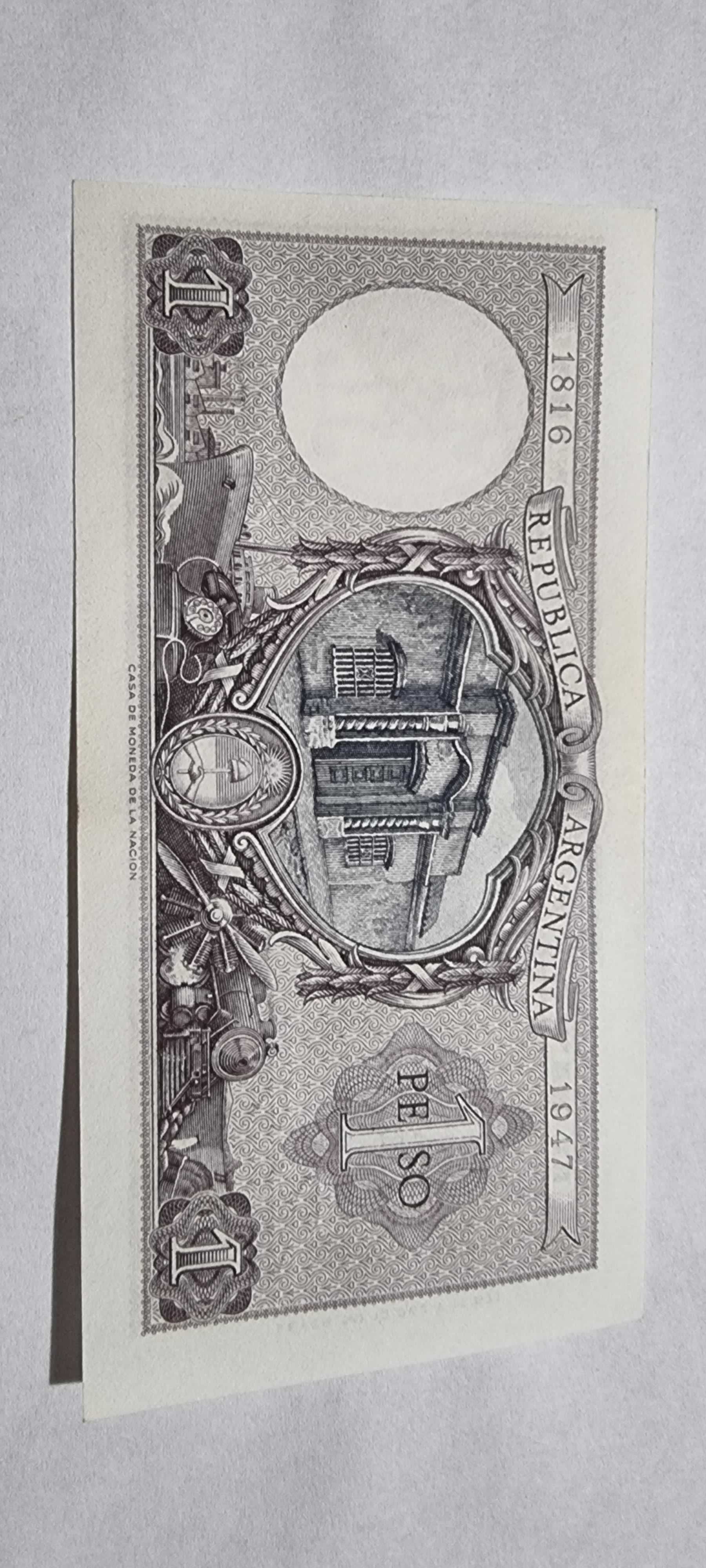 Reverso de 1 Peso, ND (1952-55)