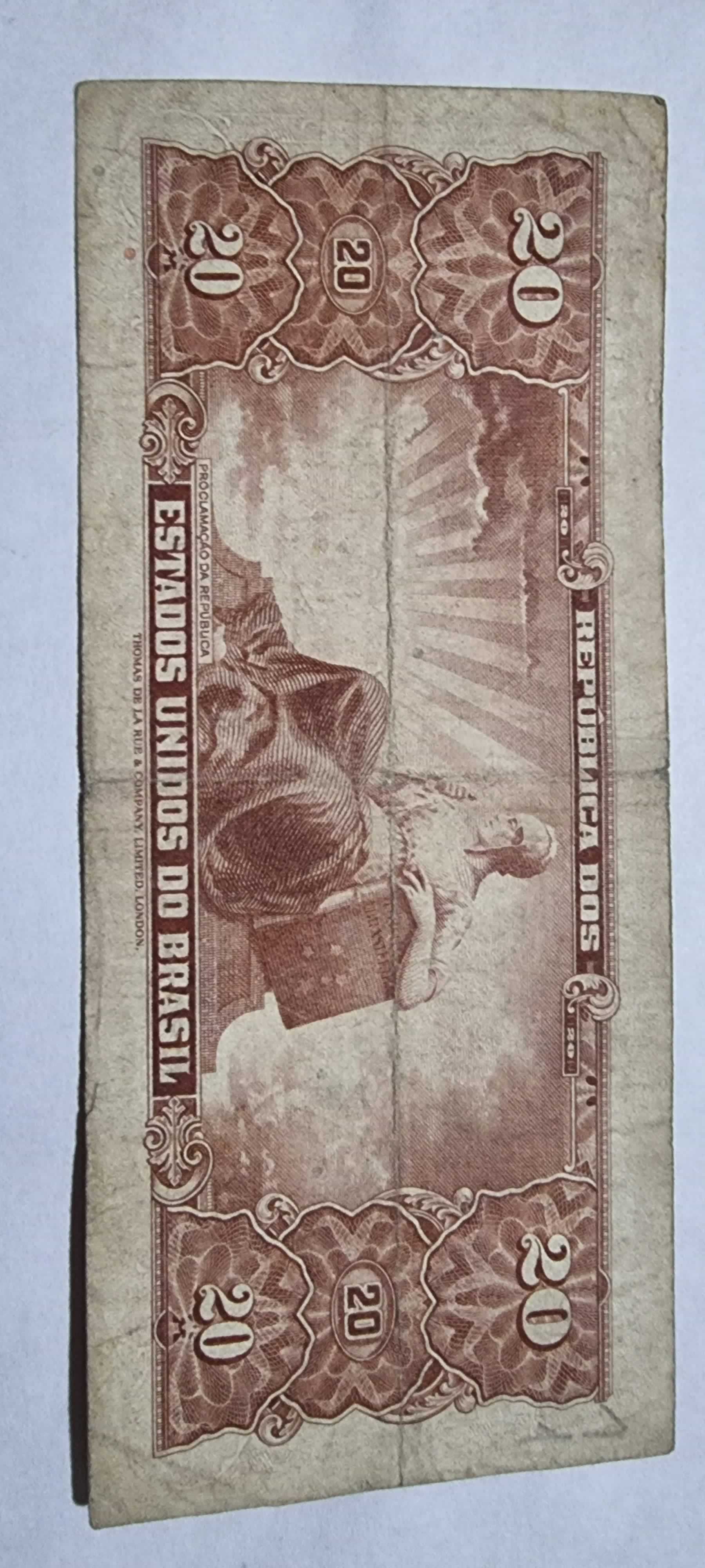 Reverso de 20 Cruzeiros, ND (1961-63)