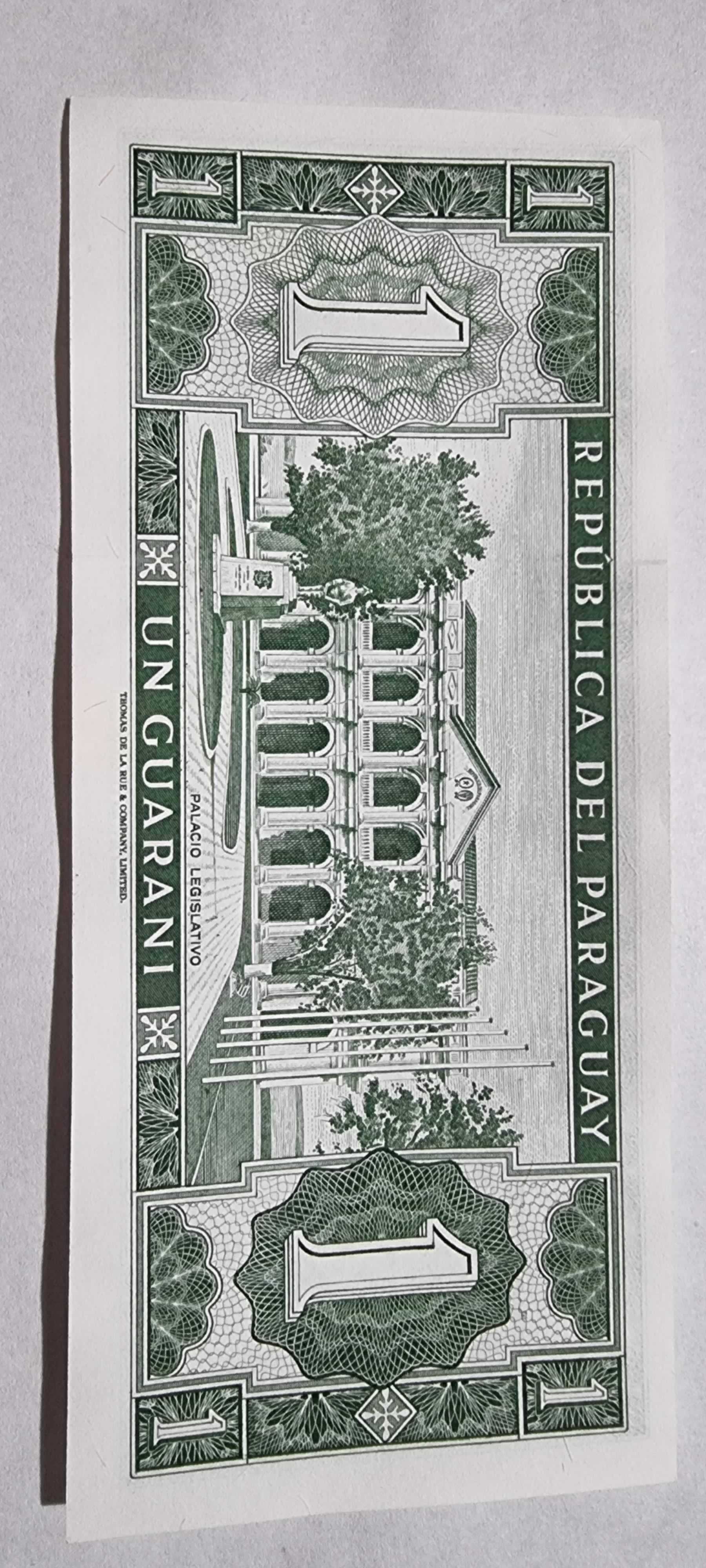 Reverso de 1 Guarani, L. 1952