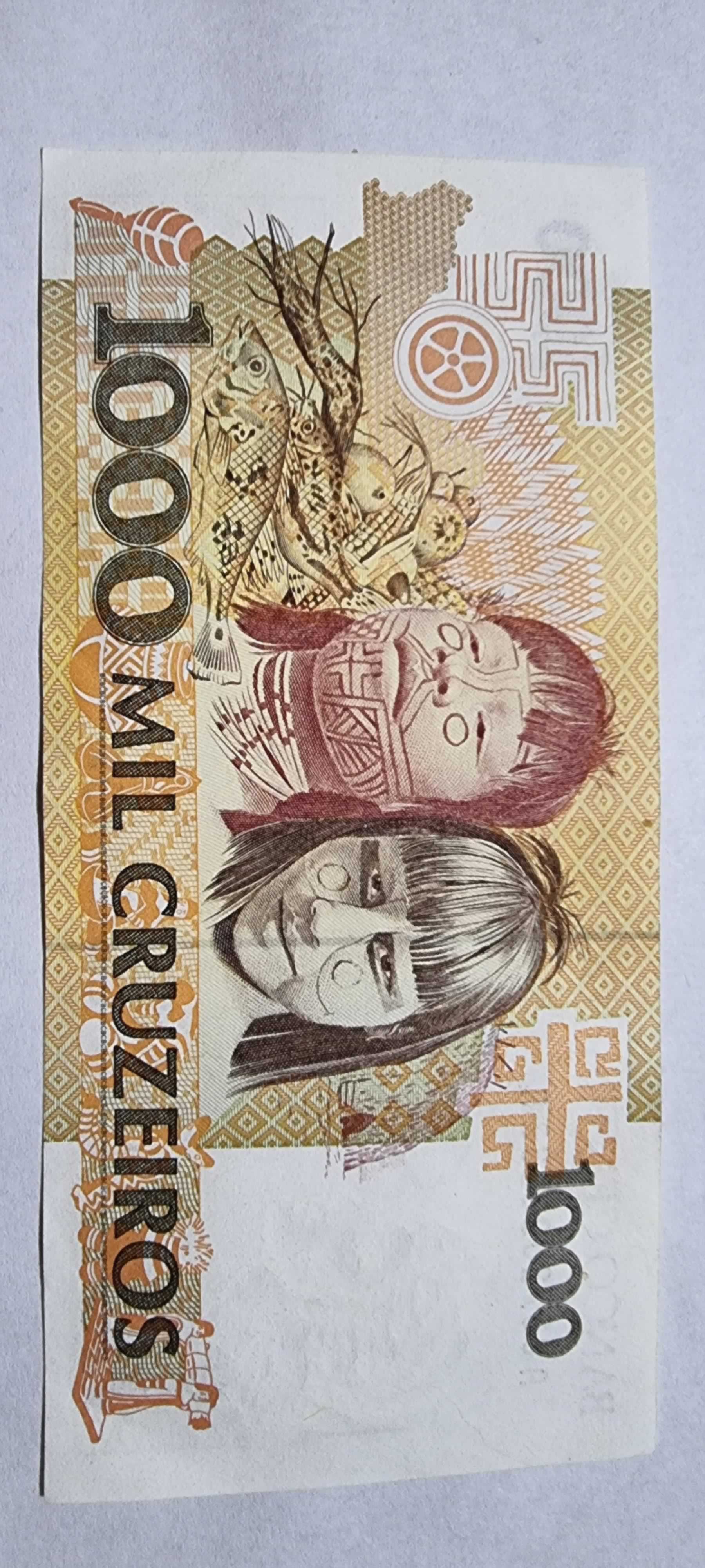 Reverso de 1000 Cruzeiros, ND (1990-91)