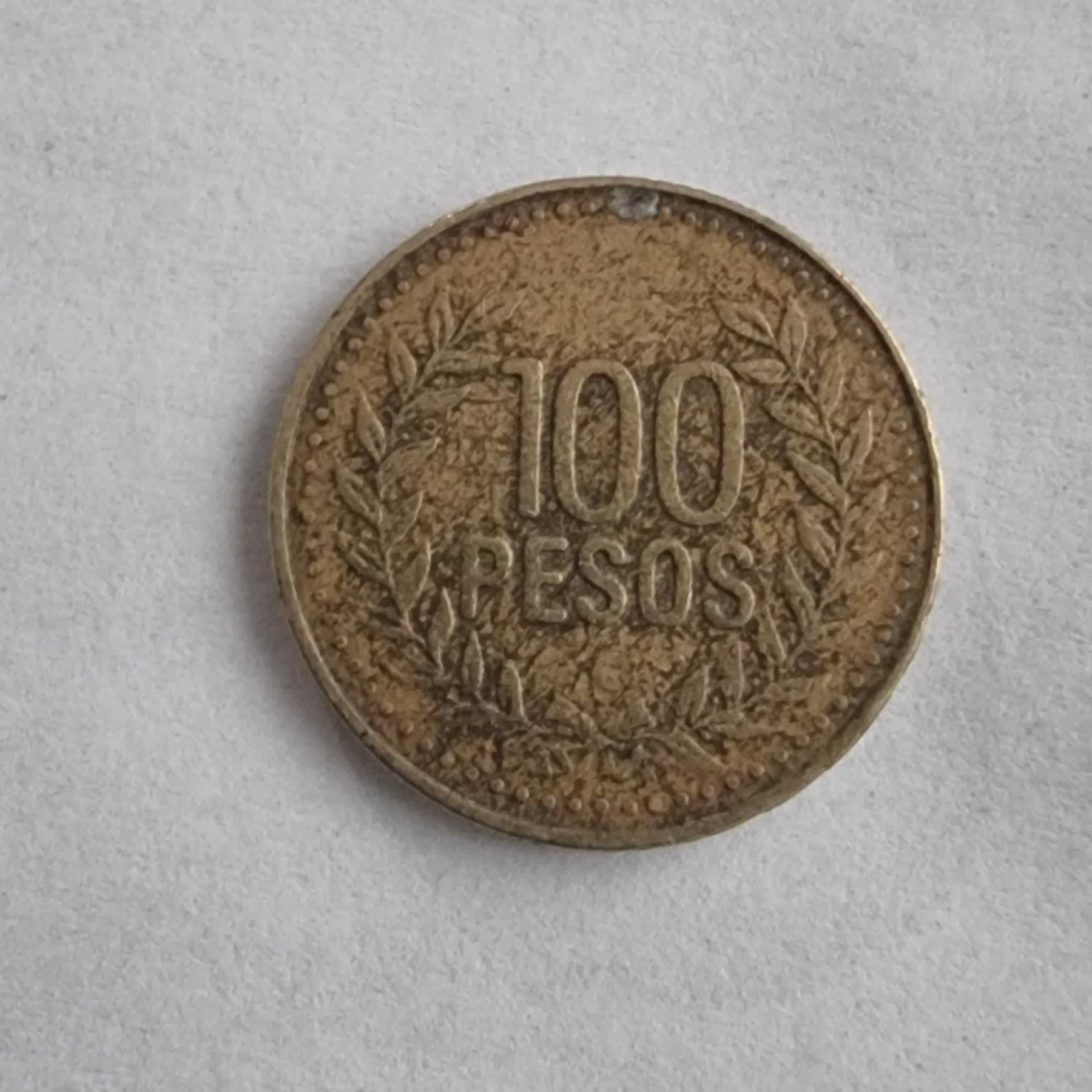 Reverso de 100 Pesos, 2008