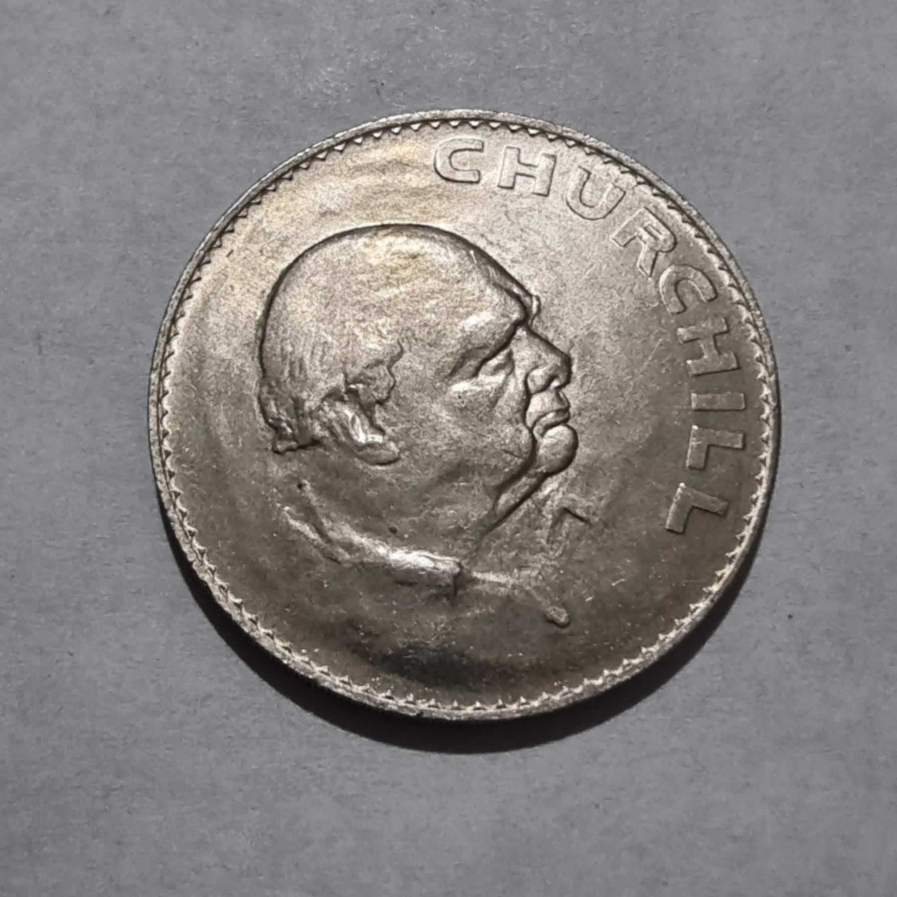 Reverso de 1 Crown, 1965