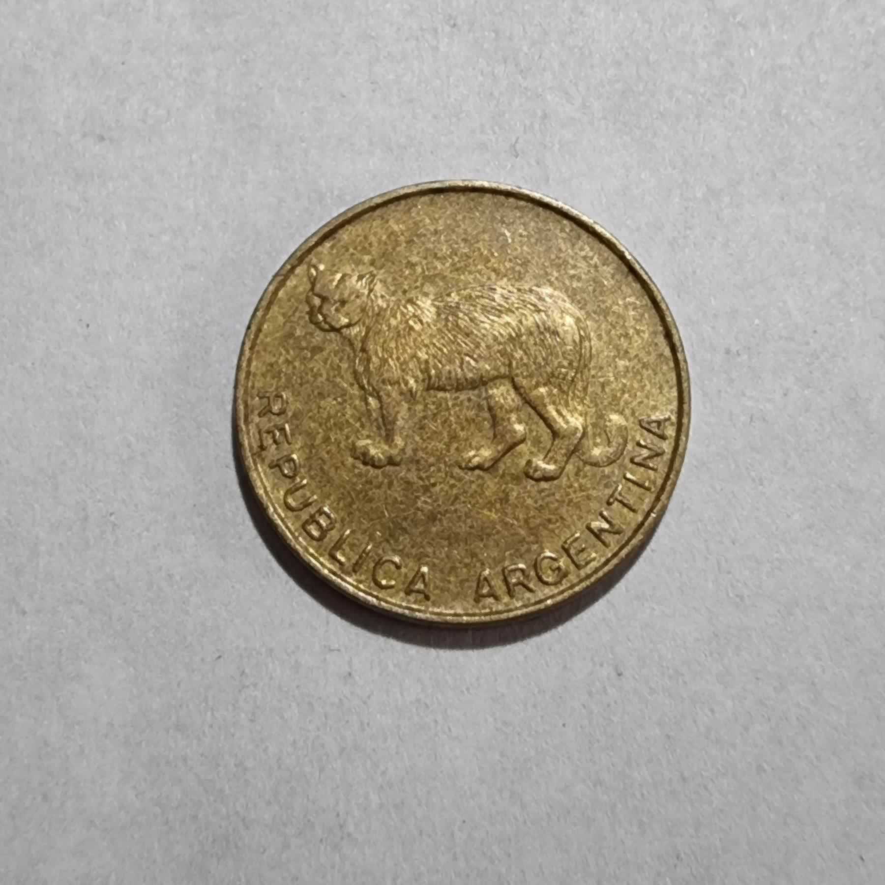 Anverso de 5 Centavos, 1985, Argentina
