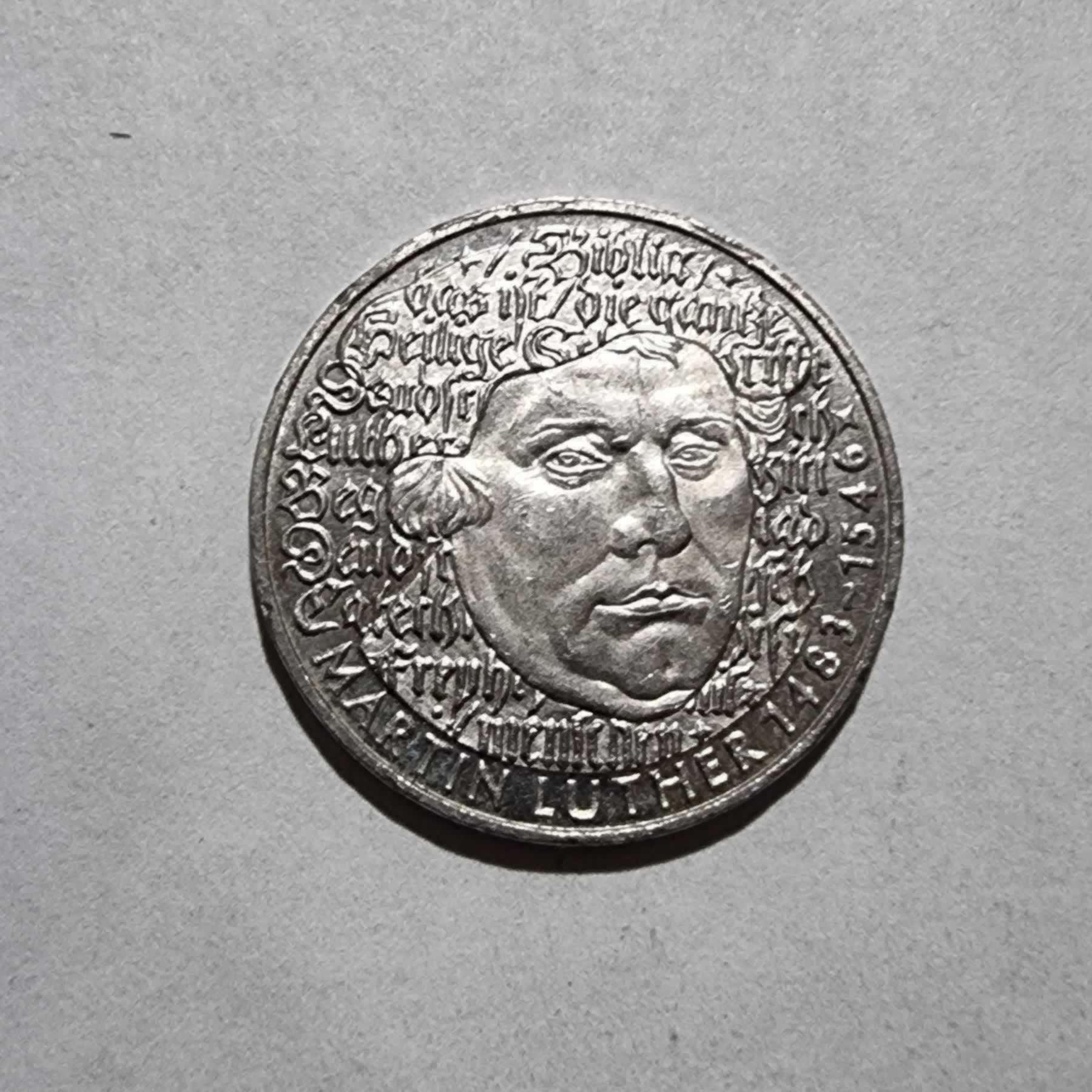 Anverso de 5 Mark, 1983 G