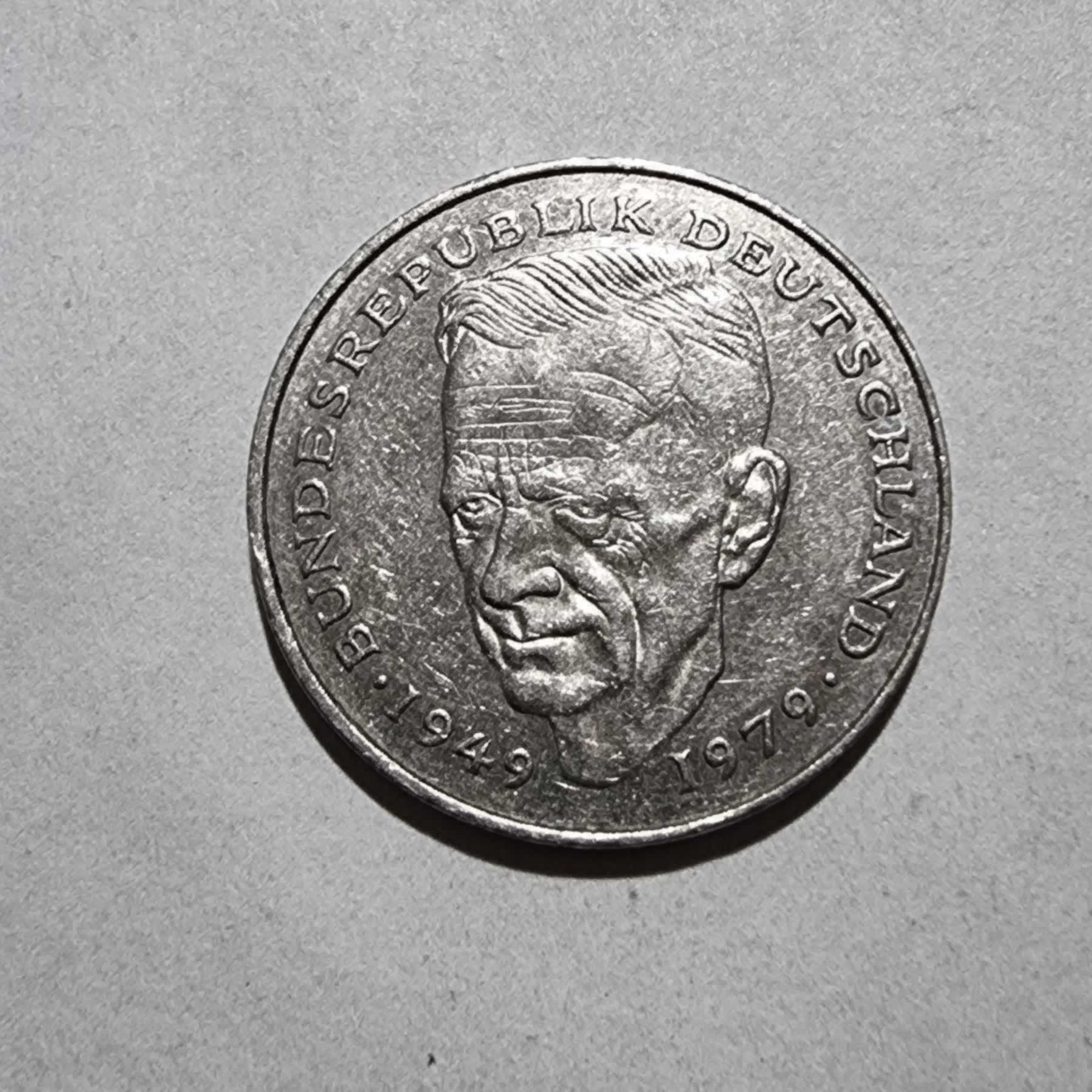 Anverso de 2 Mark, 1989 F