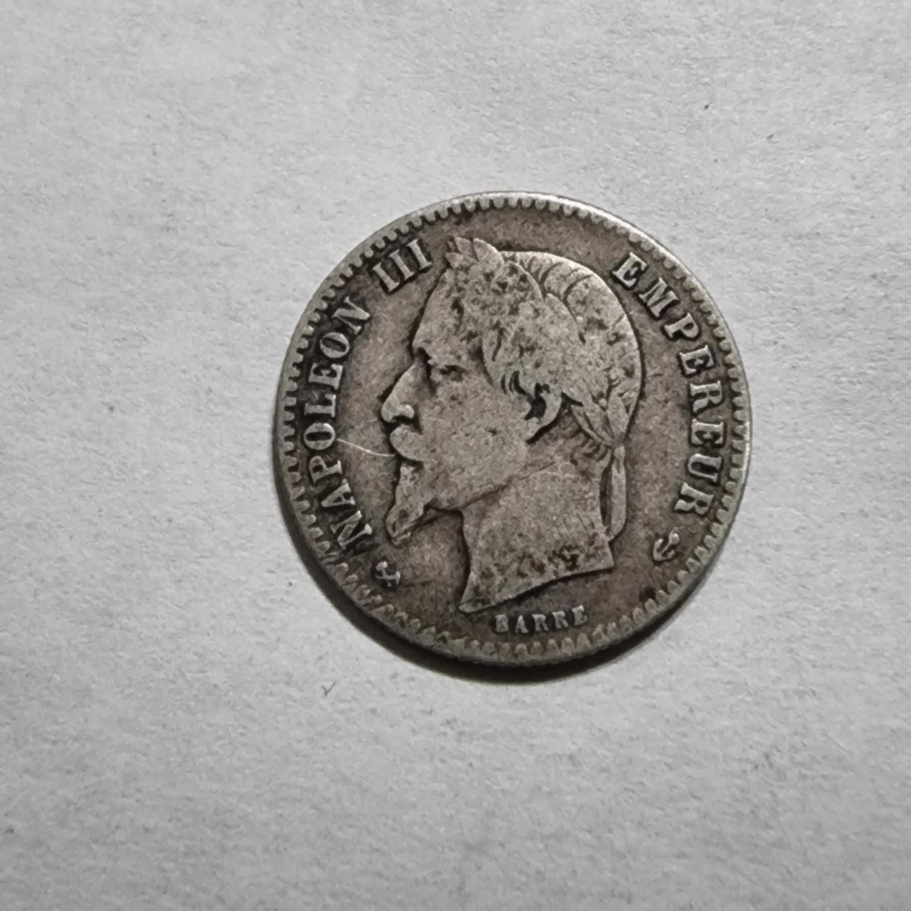 Anverso de 50 Cents, 1865 K