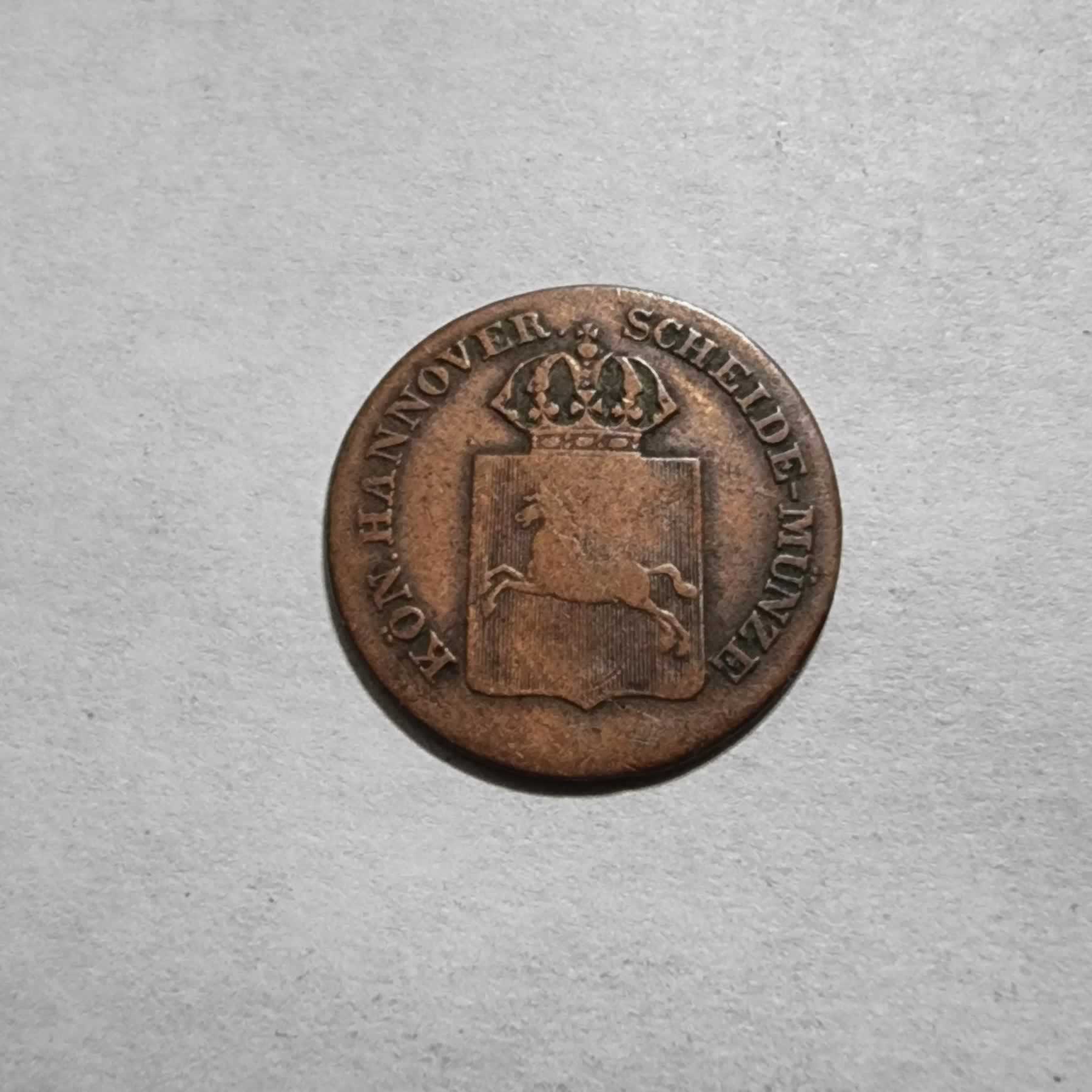 Anverso de 1 Pfennig, 1836 A