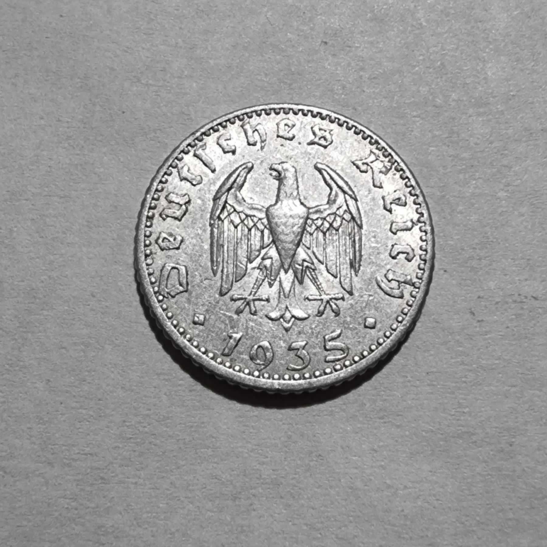 Anverso de 50 Reichspfennig, 1935 A