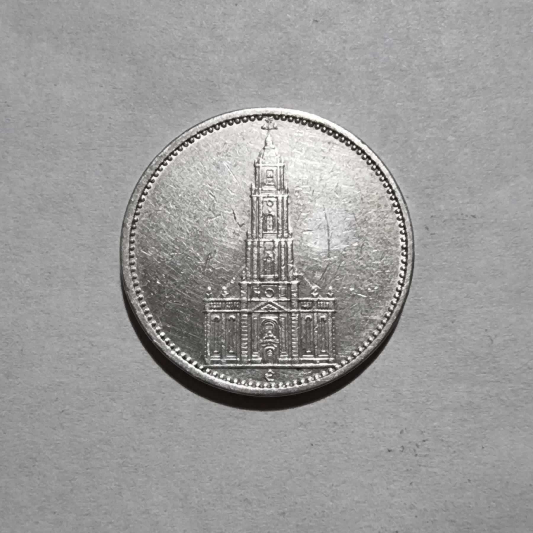 Anverso de 5 Reichsmark, 1934 E