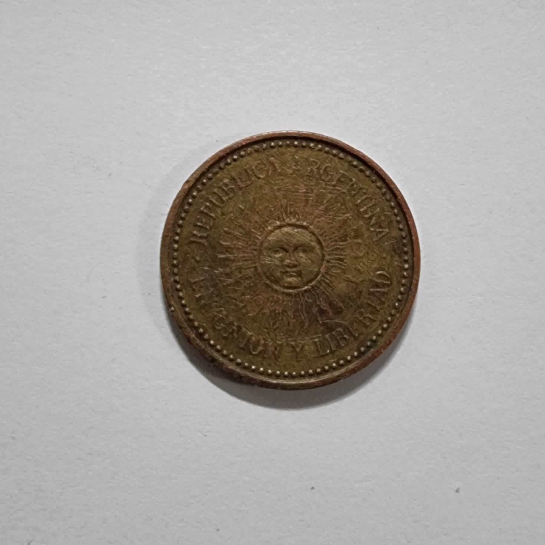 Anverso de 5 Centavos, 2007, Argentina