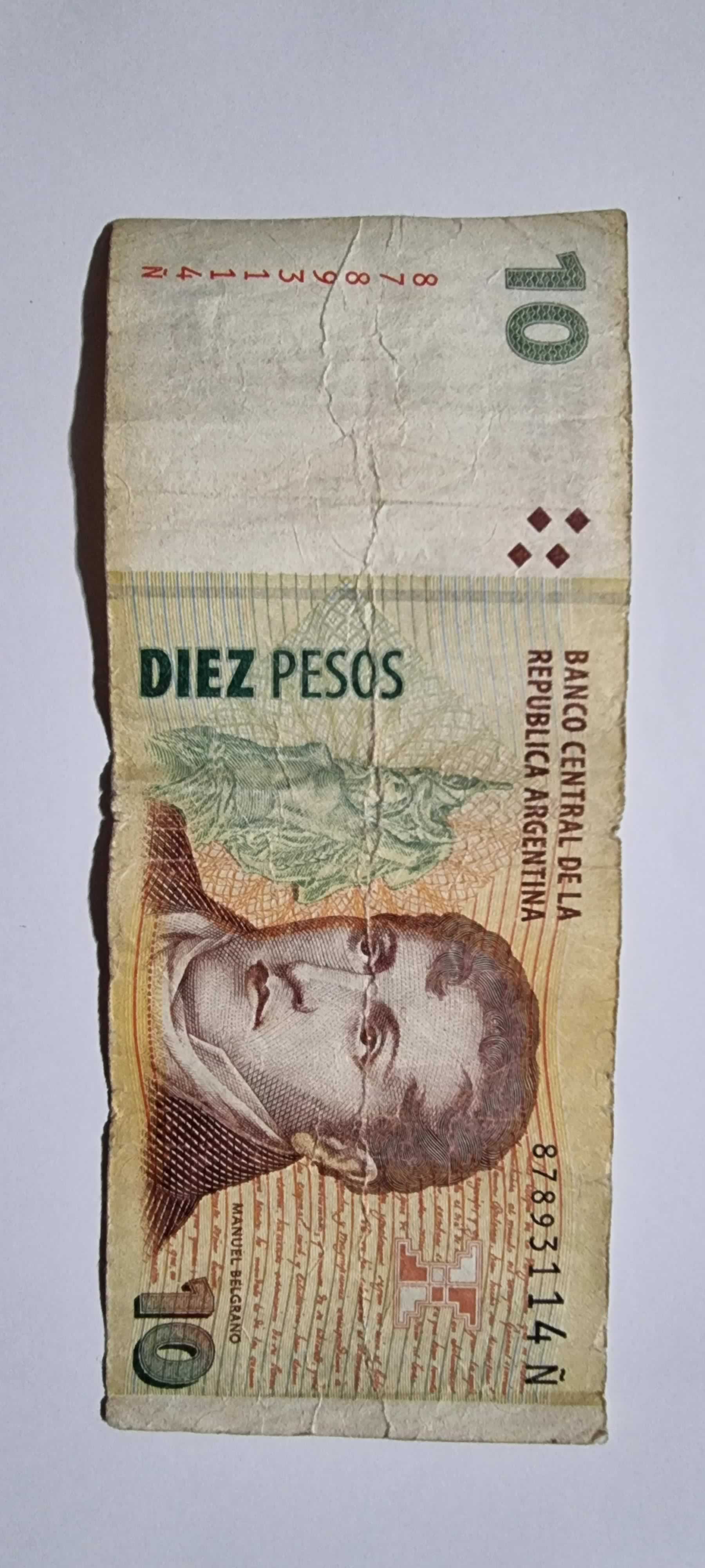 Anverso de 10 Pesos, 2013 / 2014