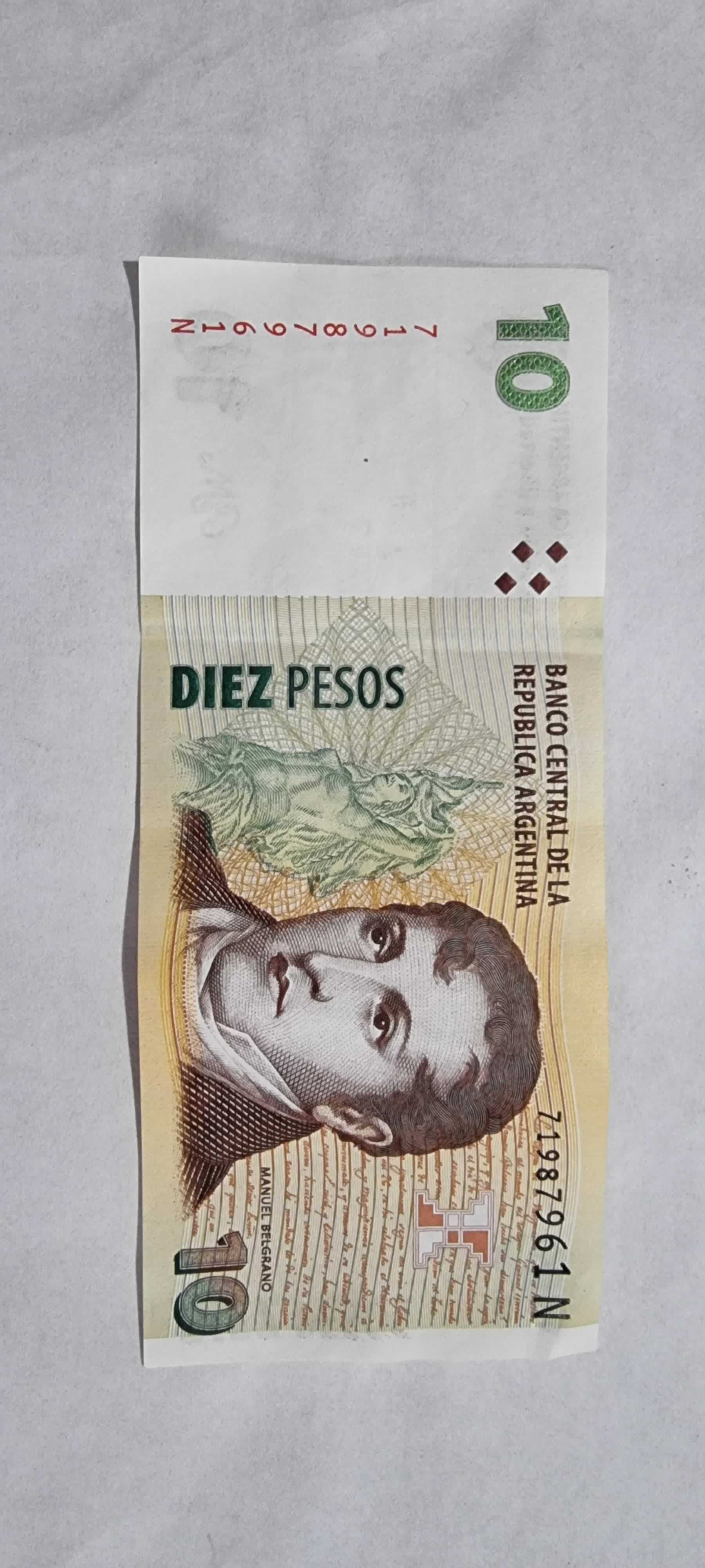 Anverso de 10 Pesos, 2011 / 2013