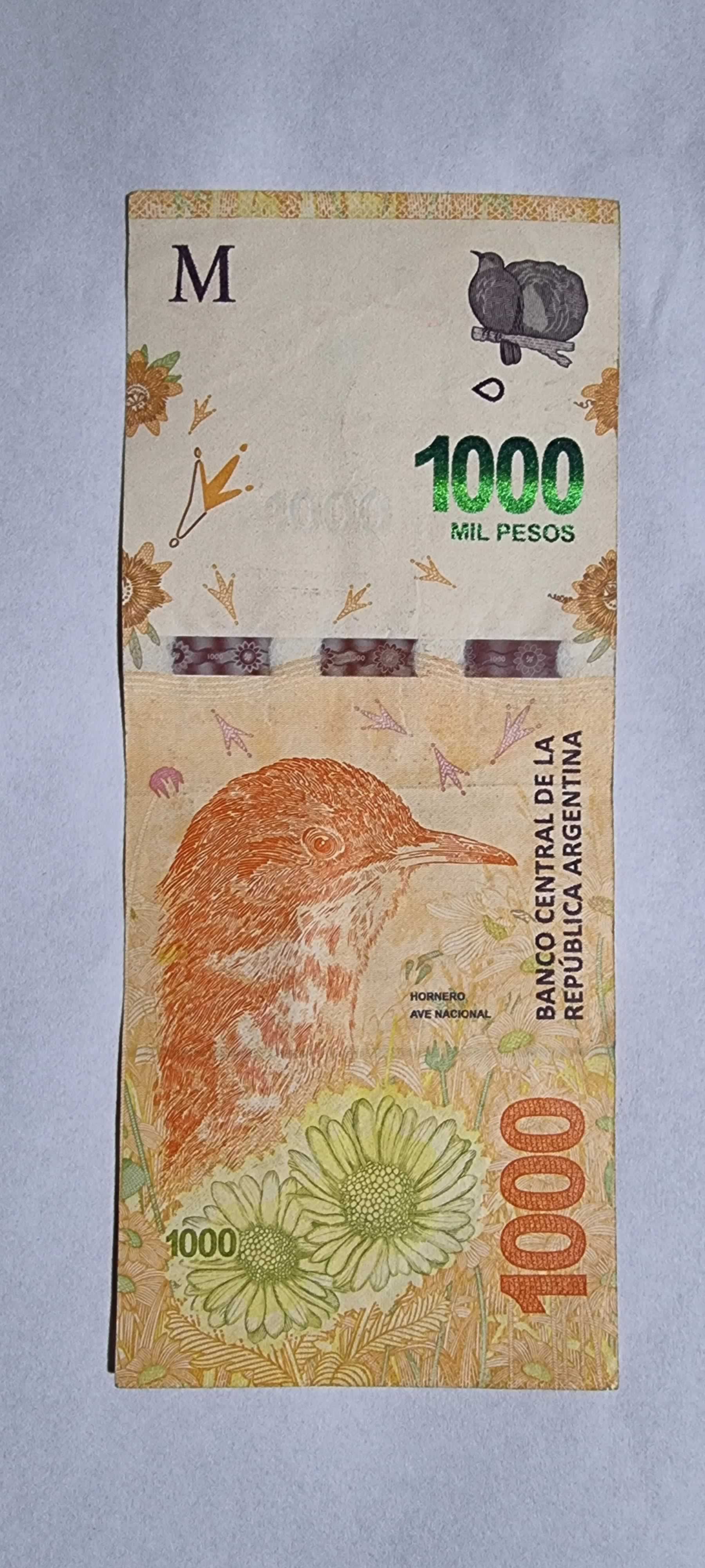 Anverso de 1000 pesos, 2019