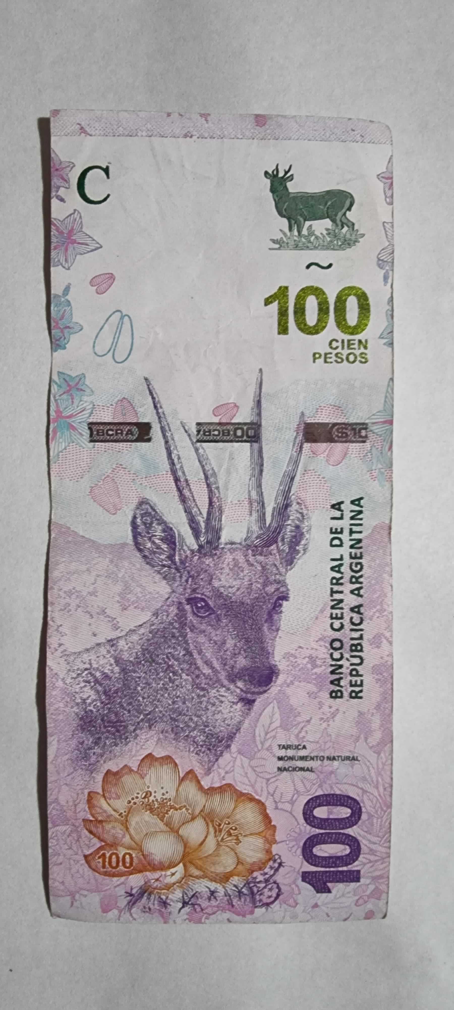 Anverso de 100 Pesos, 2018