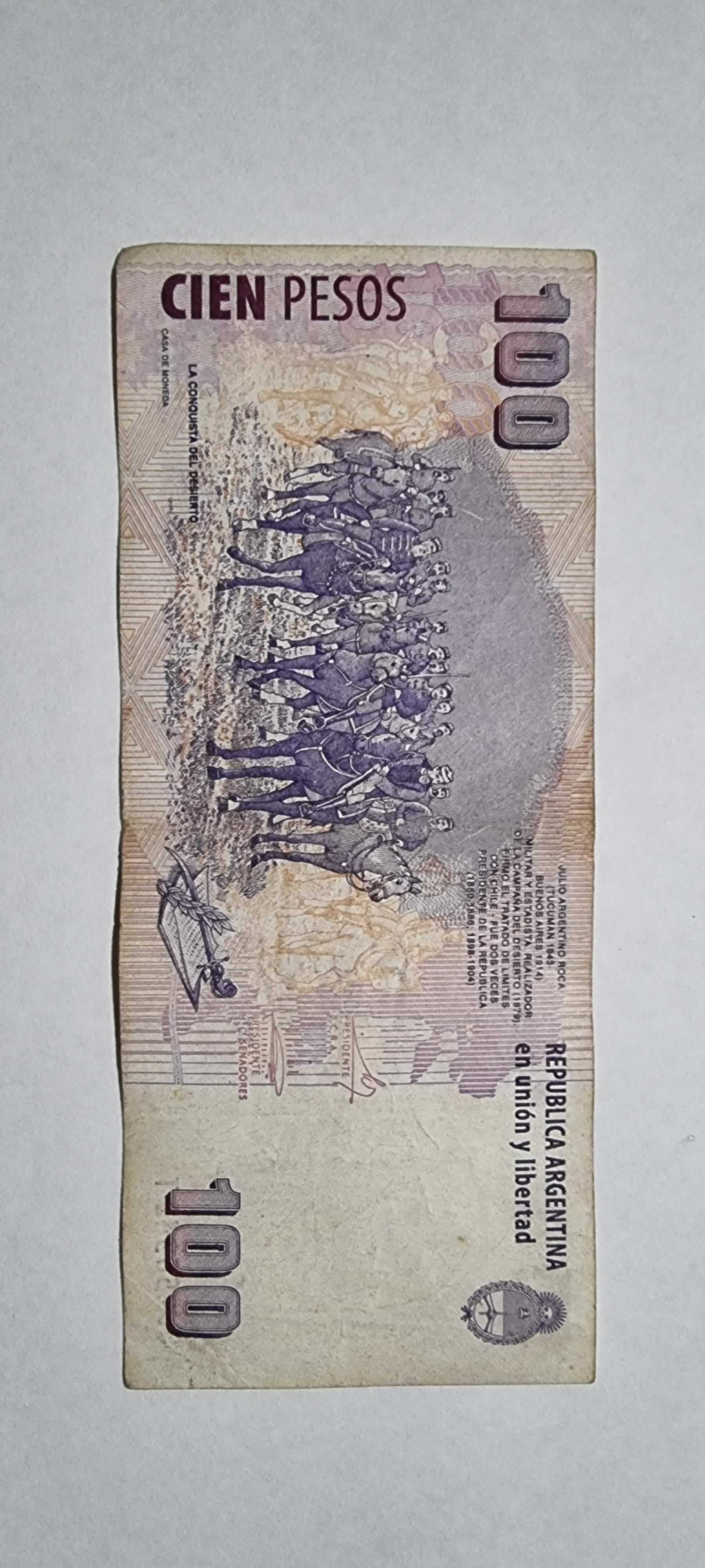Reverso de 100 Pesos, ND (2003)