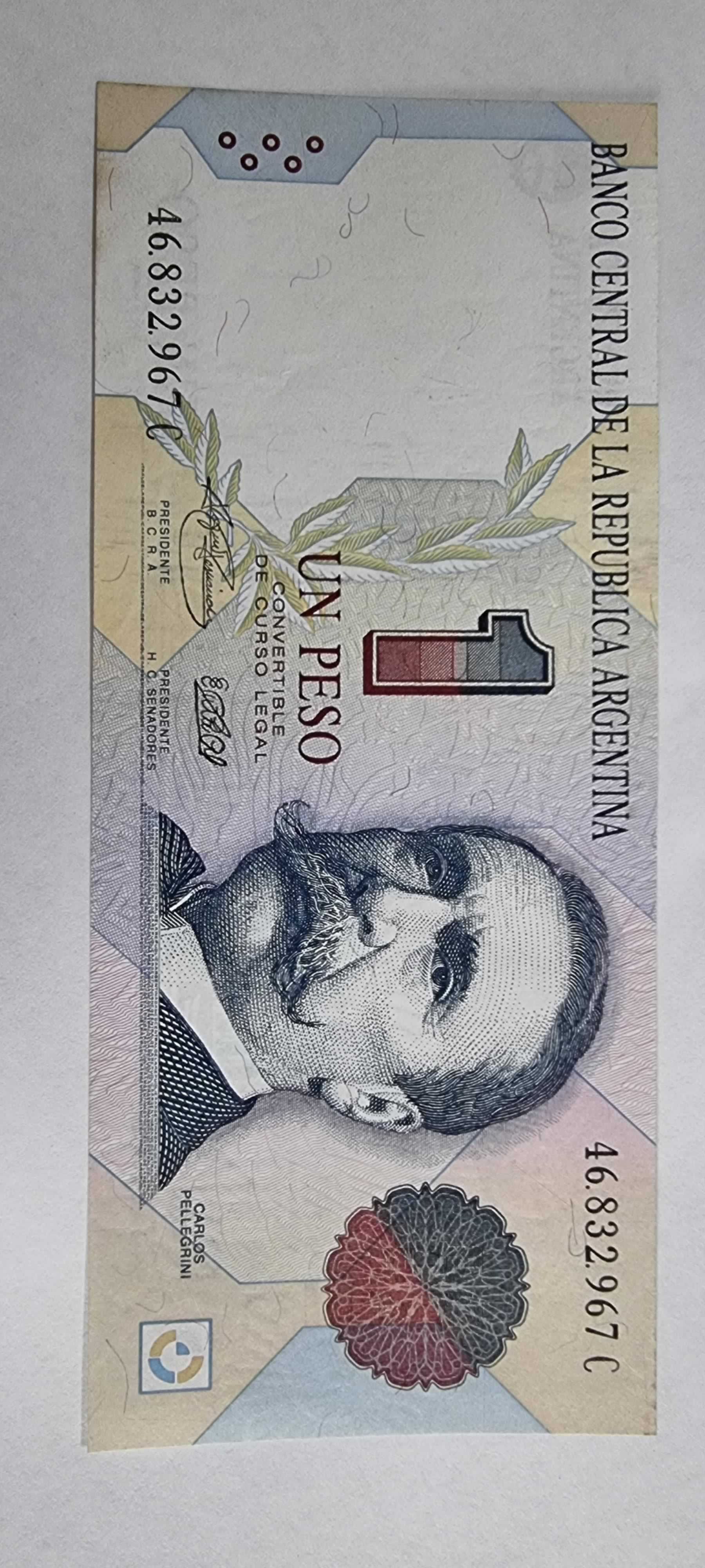 Anverso de 1 Peso, 1993