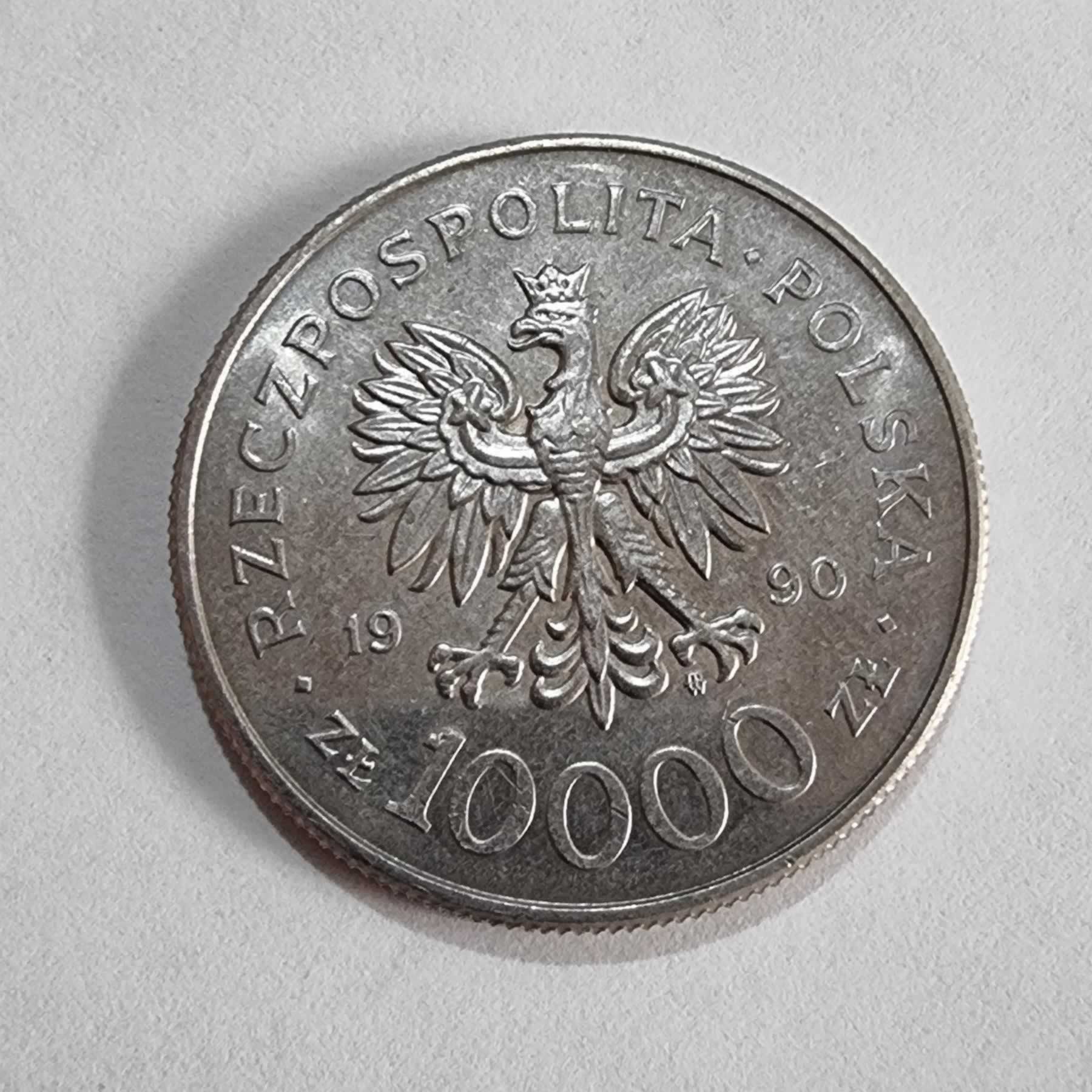 Reverso de 10000 Zloty, 1940