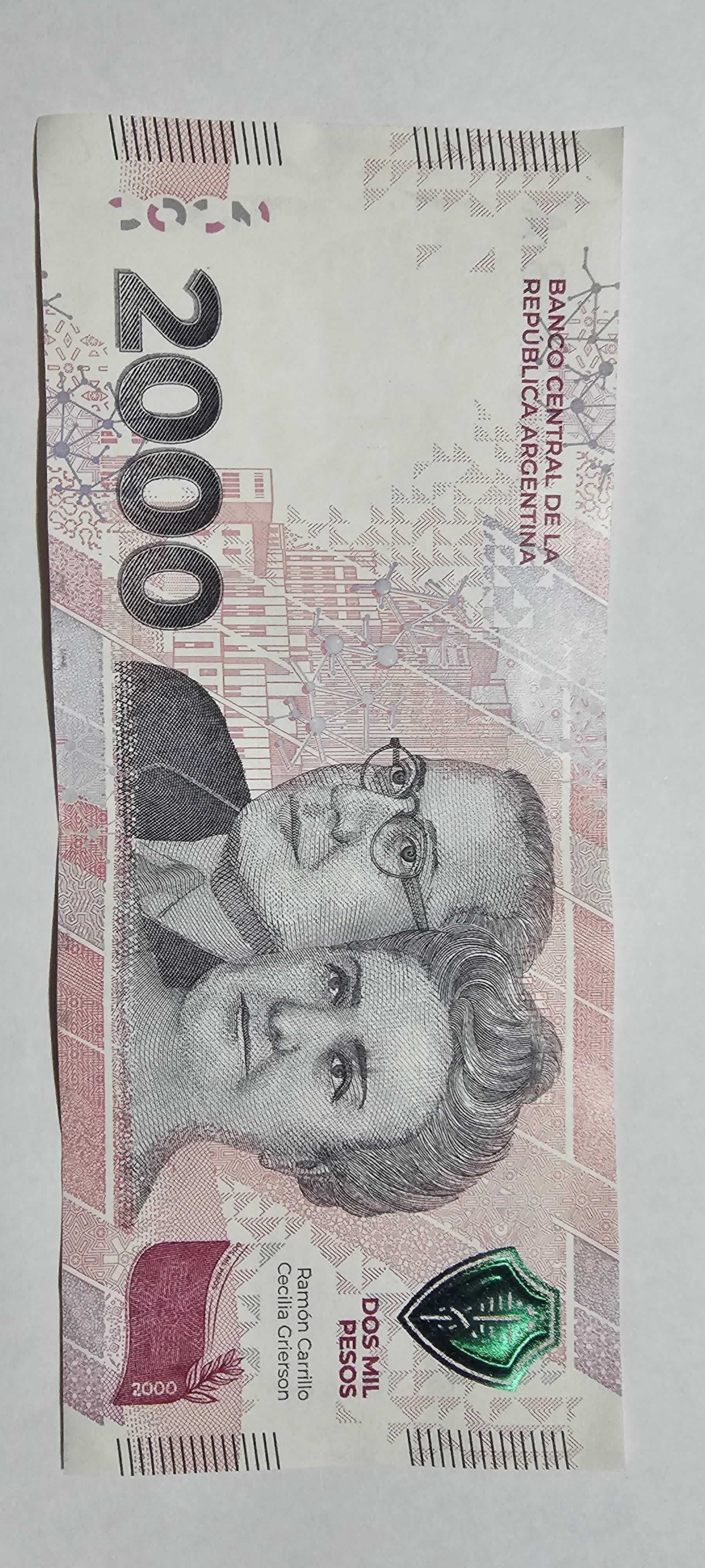 Anverso de 2000 Pesos, 2023