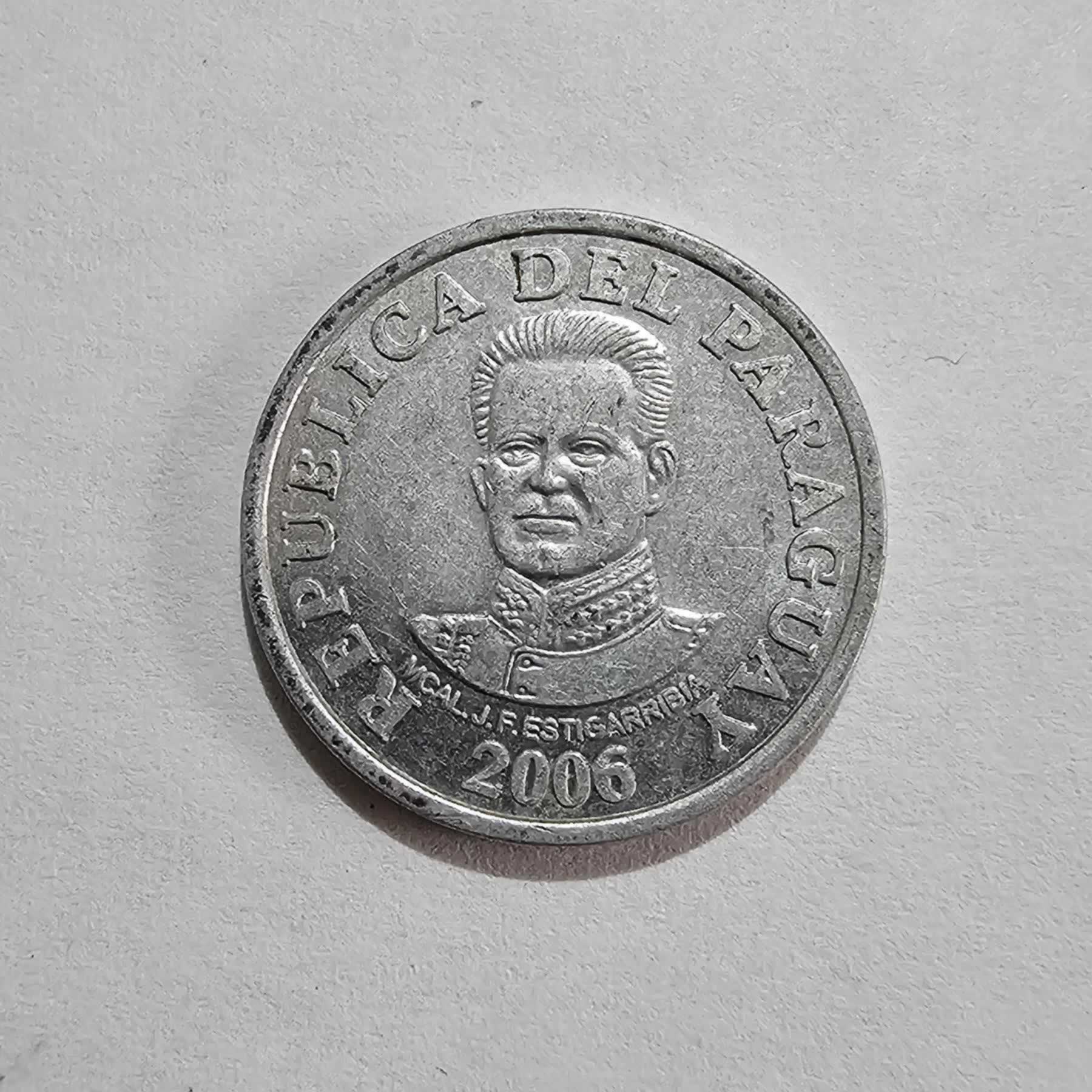 Anverso de 50 Guaranies, 2006