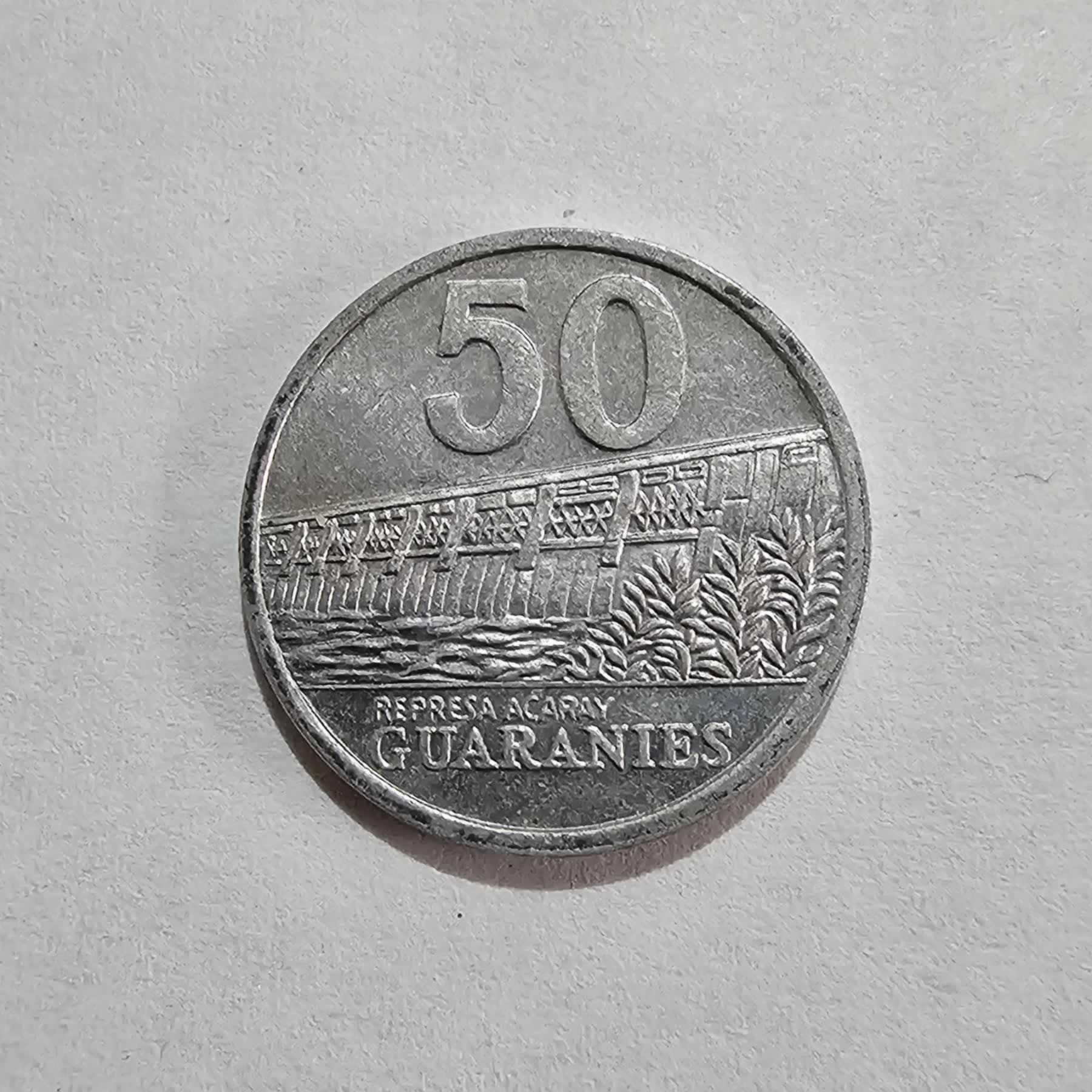 Reverso de 50 Guaranies, 2006