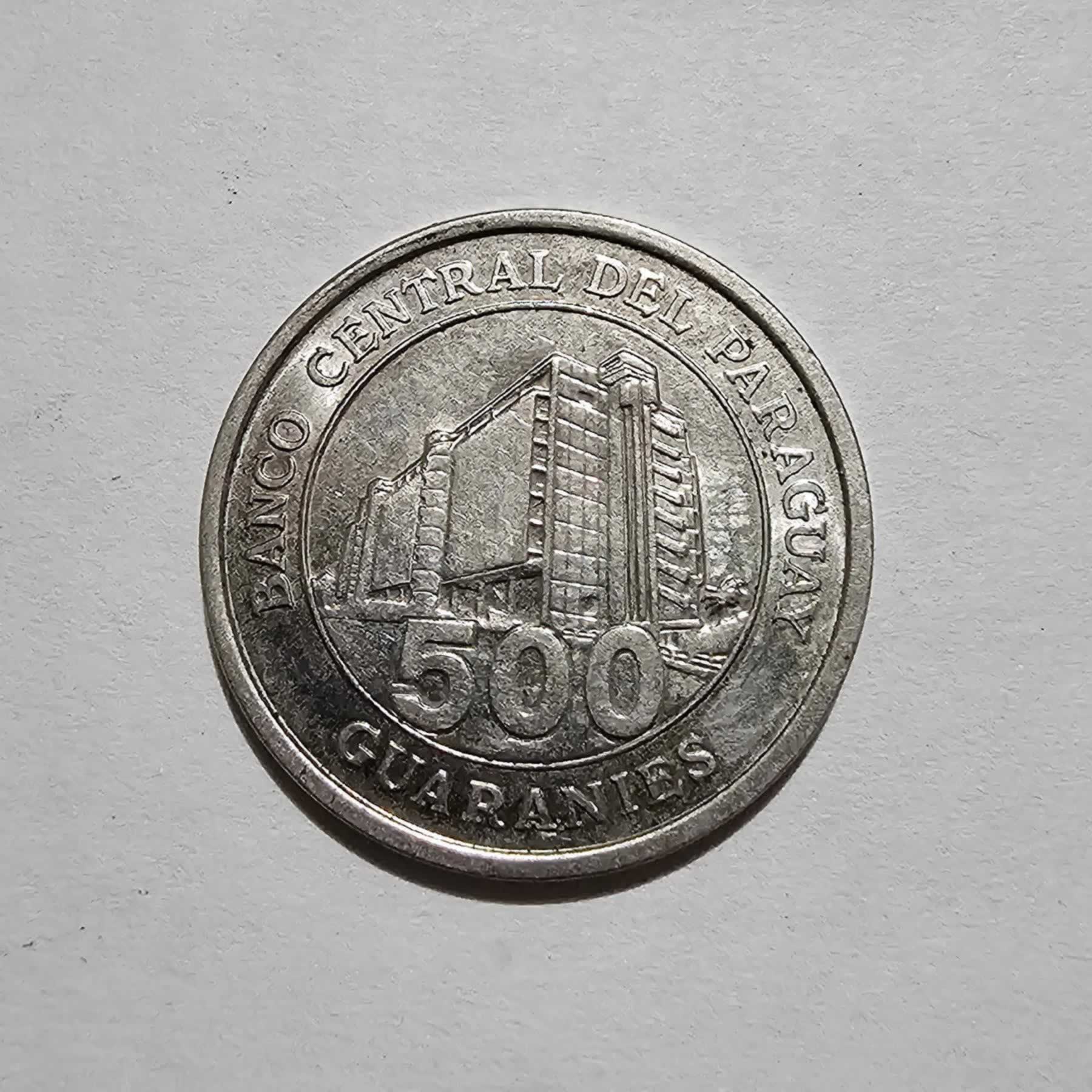 Reverso de 500 Guaranies, 2006