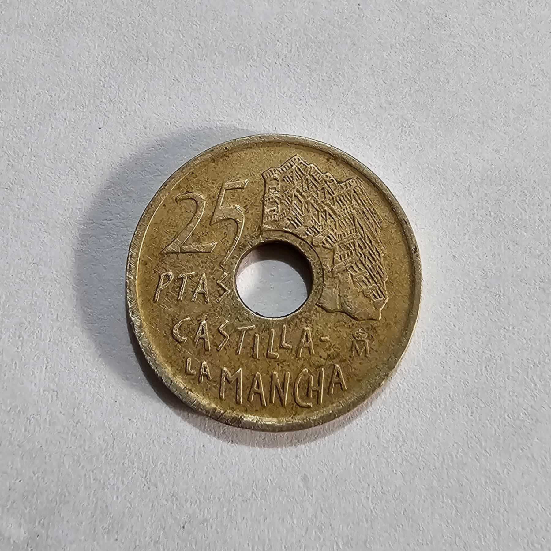 Reverso de 25 Pesetas, 1996, España · Imperio