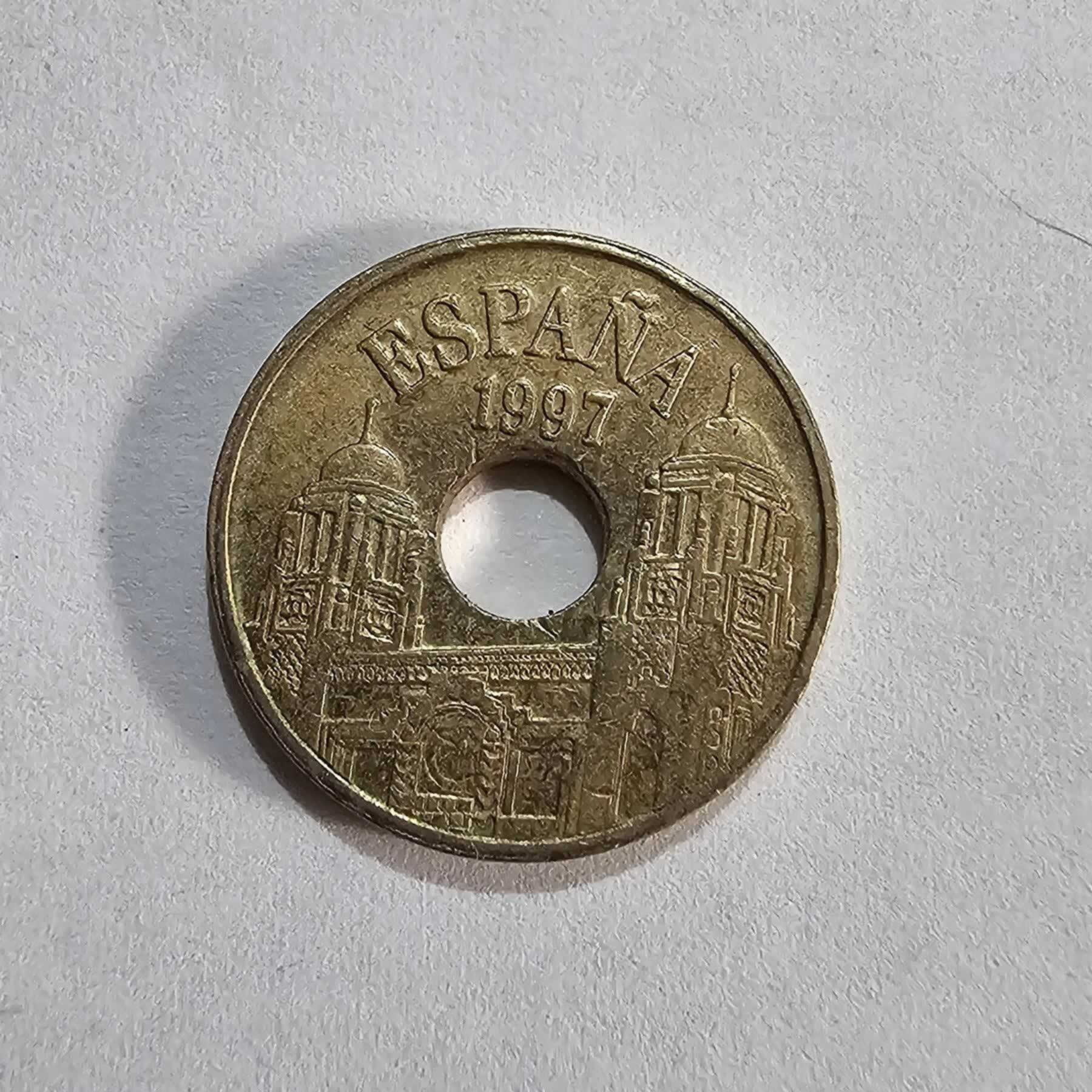 Anverso de 25 Pesetas, 1997