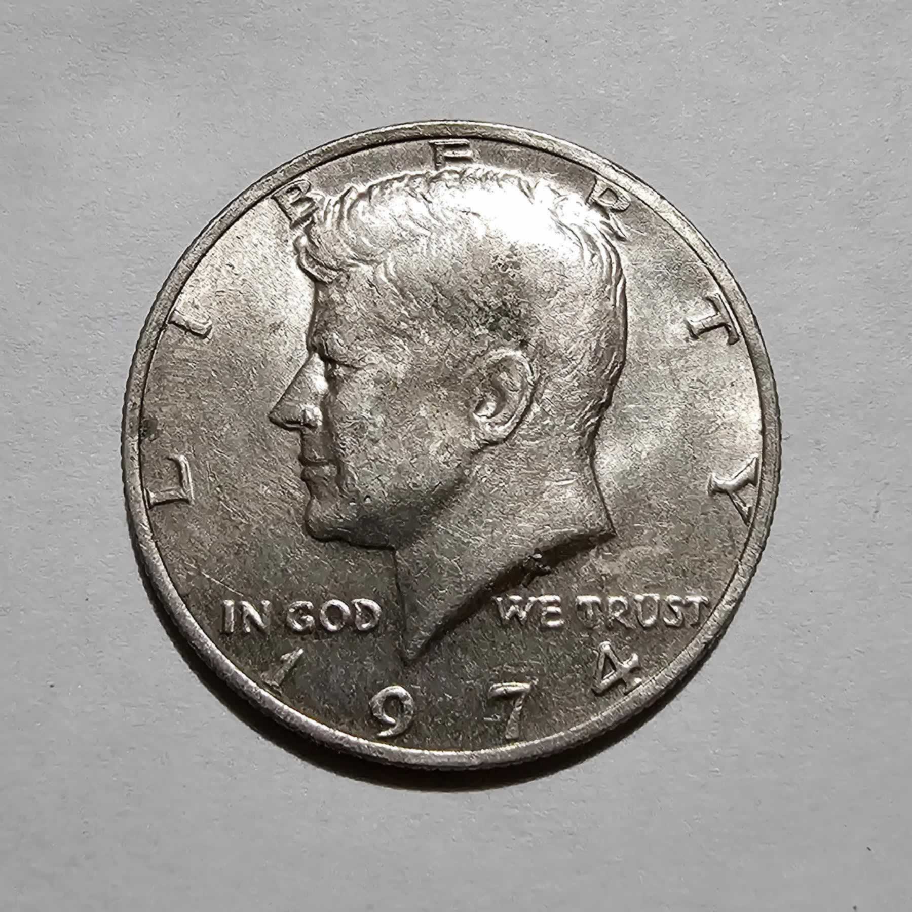 Anverso de 1/2 Dollar, 1974
