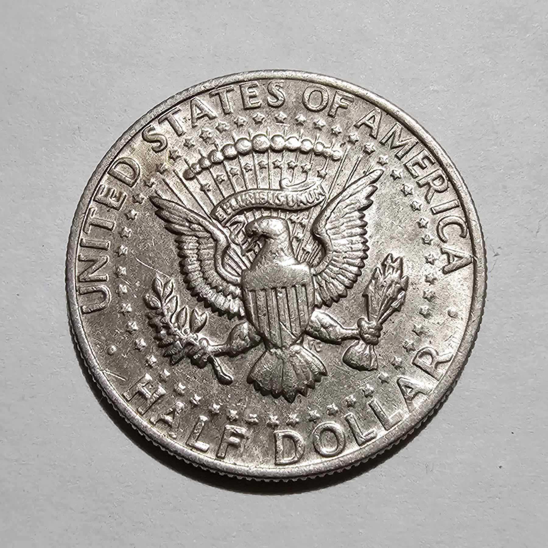 Reverso de 1/2 Dollar, 1974