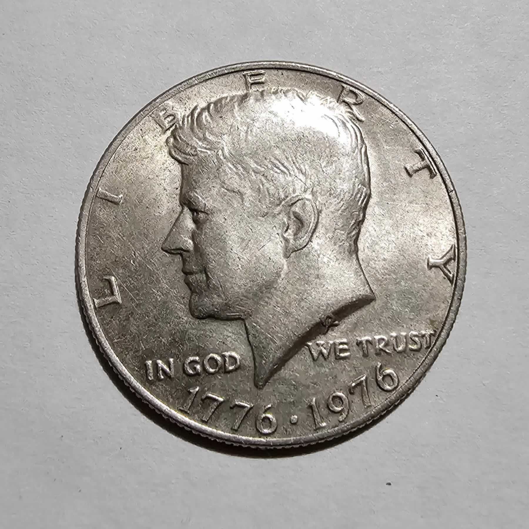 Anverso de 1/2 Dollar, 1976, Estados Unidos