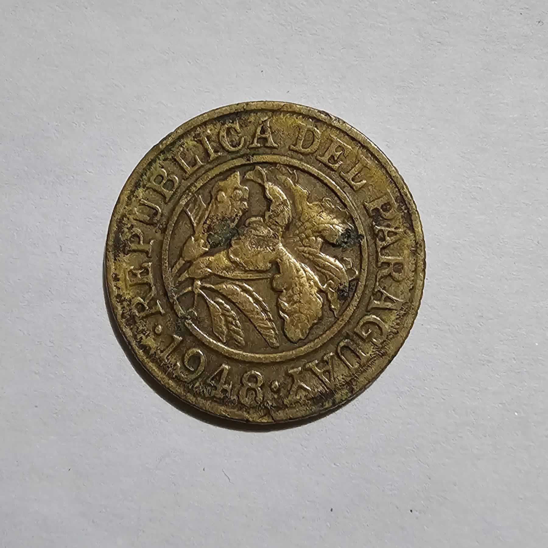 Anverso de 25 Centimos, 1948