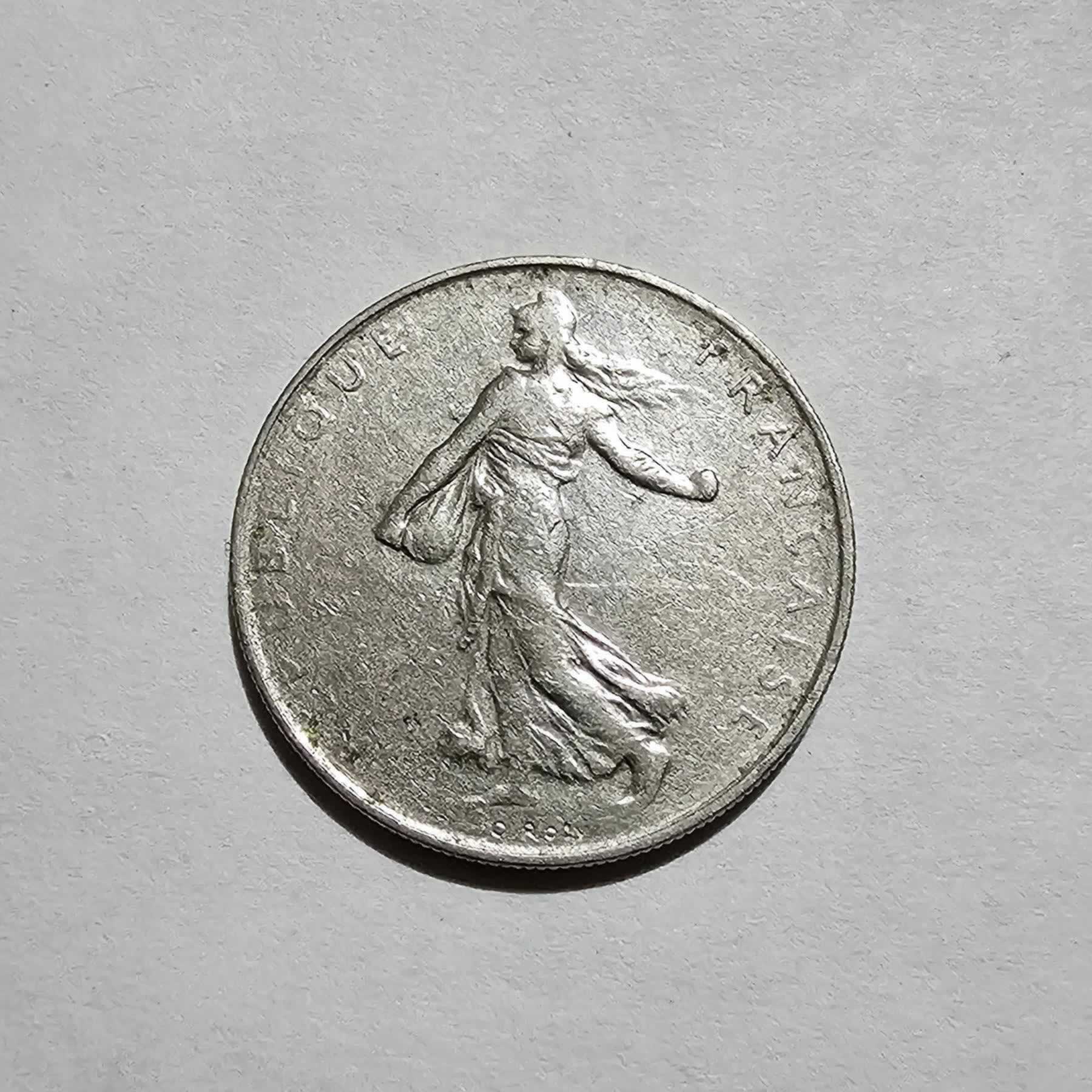 Anverso de 1 Franco, 1978