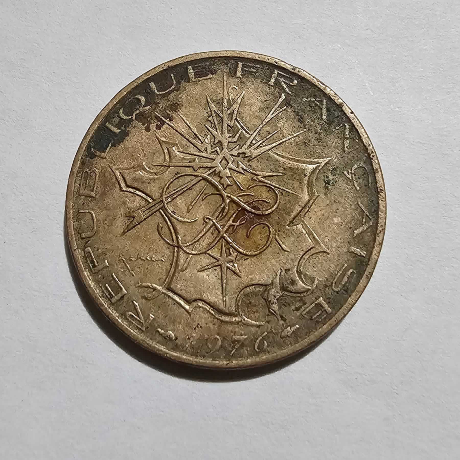 Anverso de 10 Francos, 1976