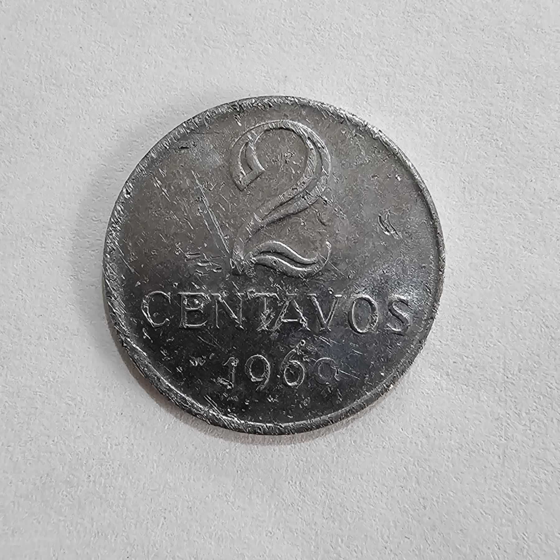 Reverso de 2 Centavos, 1969
